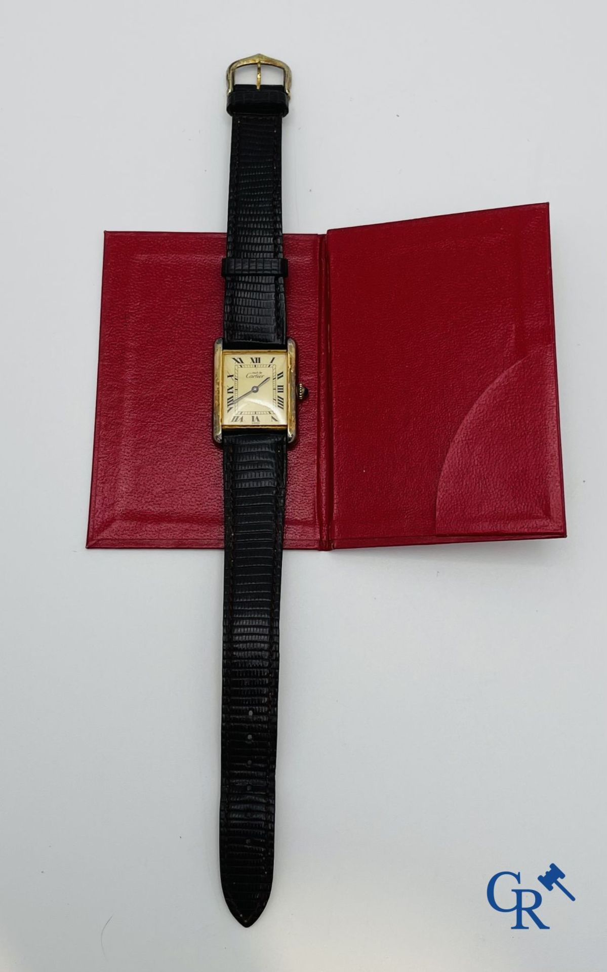 Cartier Paris: Women's watch Must de Cartier Tank. Silver (925°/00). - Image 3 of 6