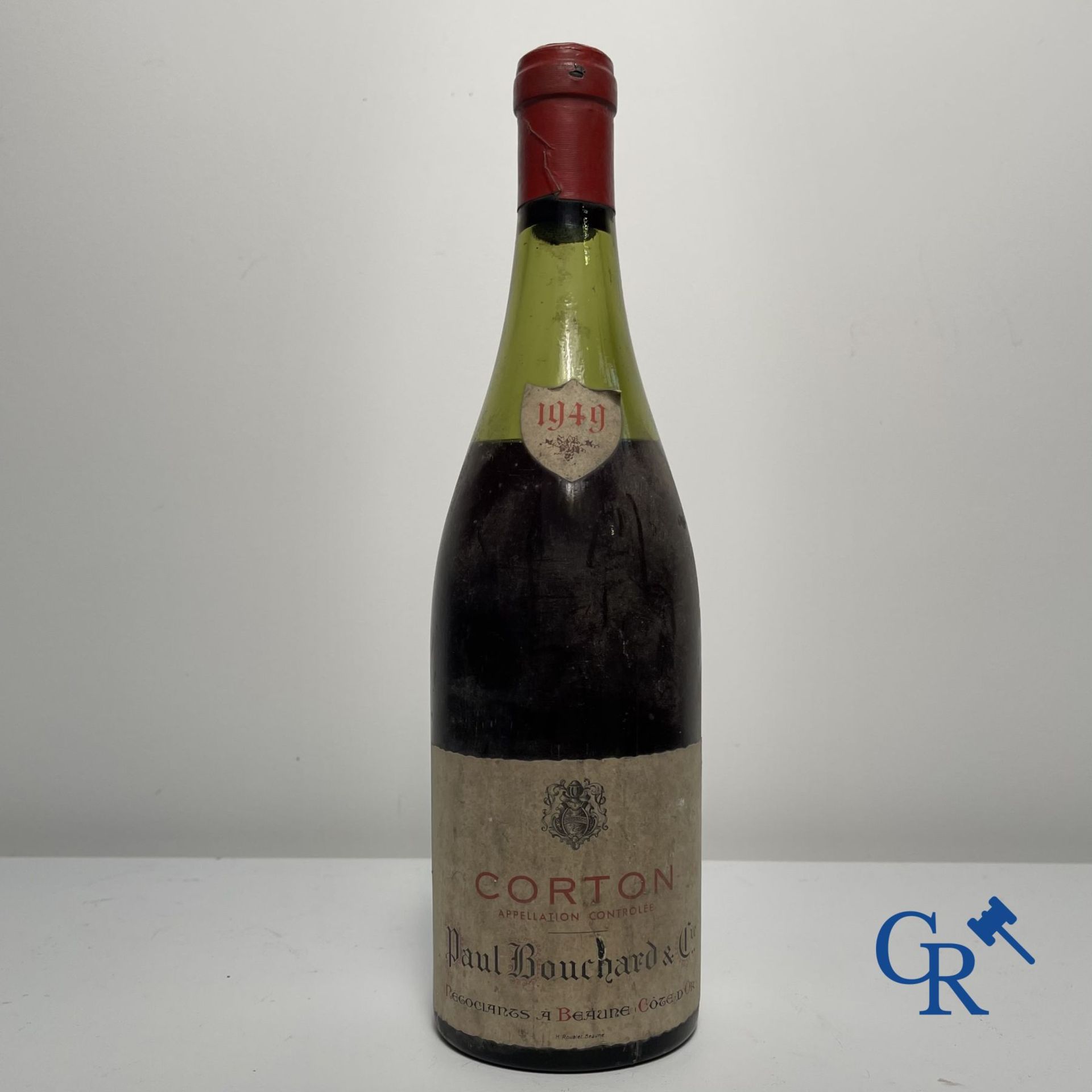Wine: Burgundy, Corton 1949 Paul Bouchard & Cie. 0.75 L Red.