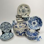 Large lot of blue and white Chinese porcelain for the Vietnamese market. 