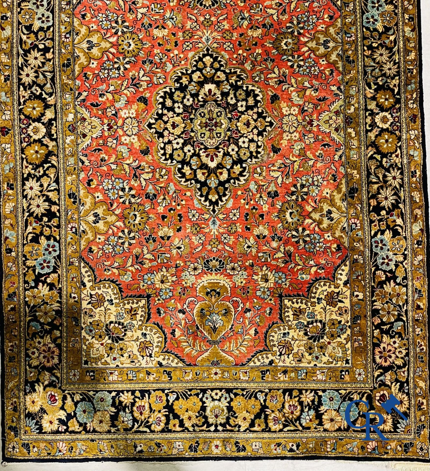 Oriental carpets: Ghoum. 2 Oriental carpets in silk. - Image 20 of 22