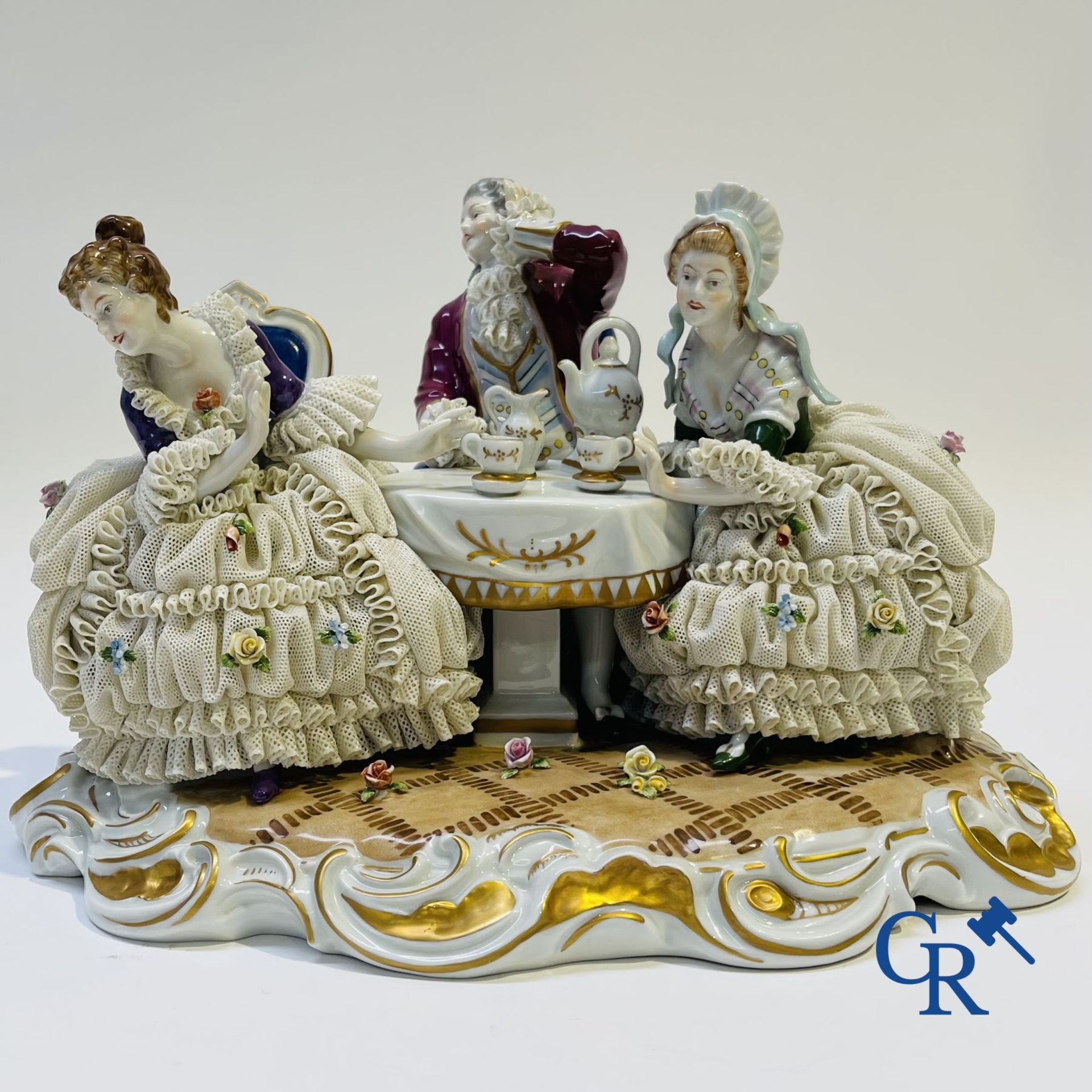 Porcelain: Unterweissbach: "In the tea room". - Bild 2 aus 9