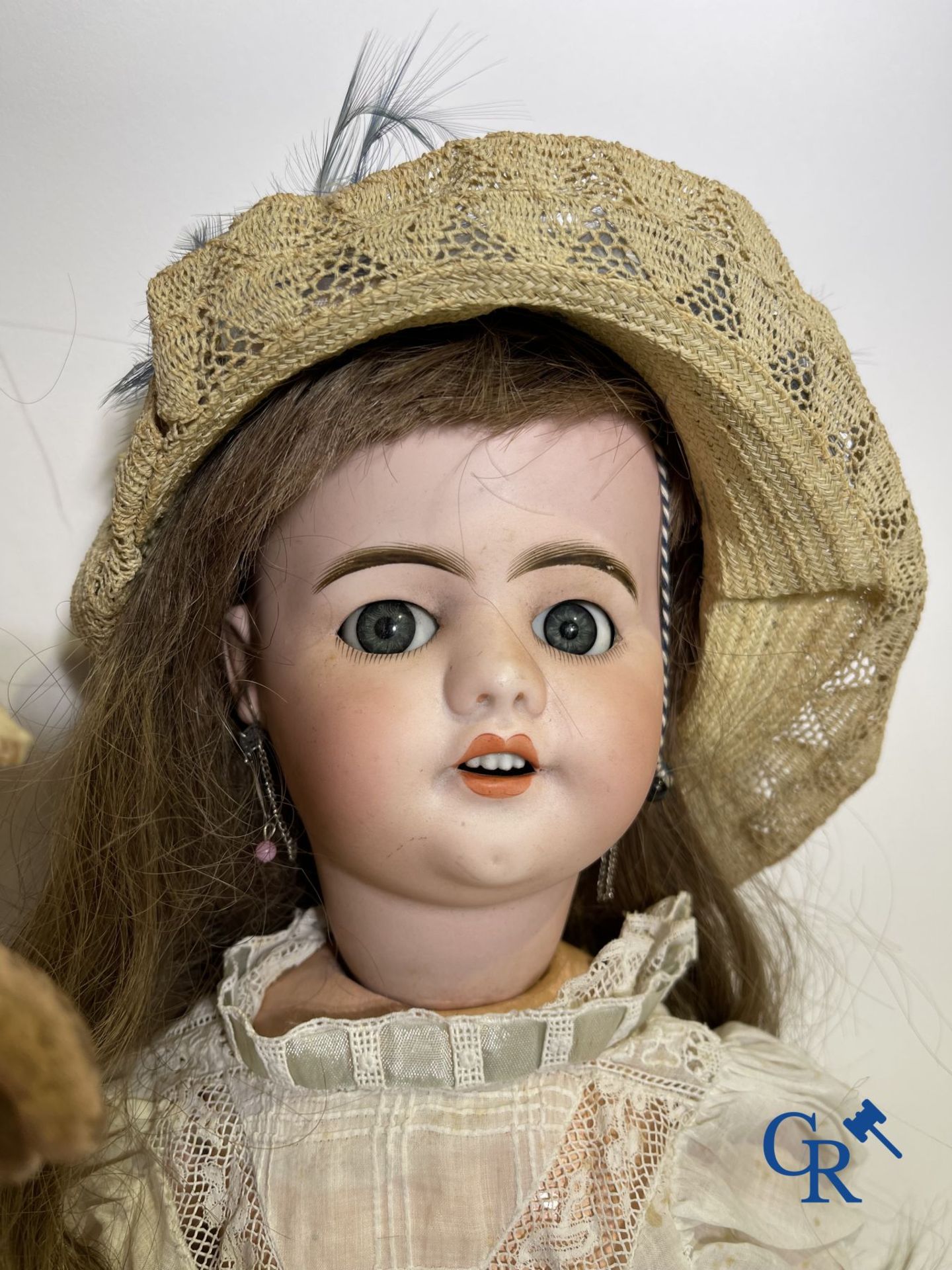 Toys: antique dolls: Lot of 3 dolls with porcelain head. - Image 5 of 9