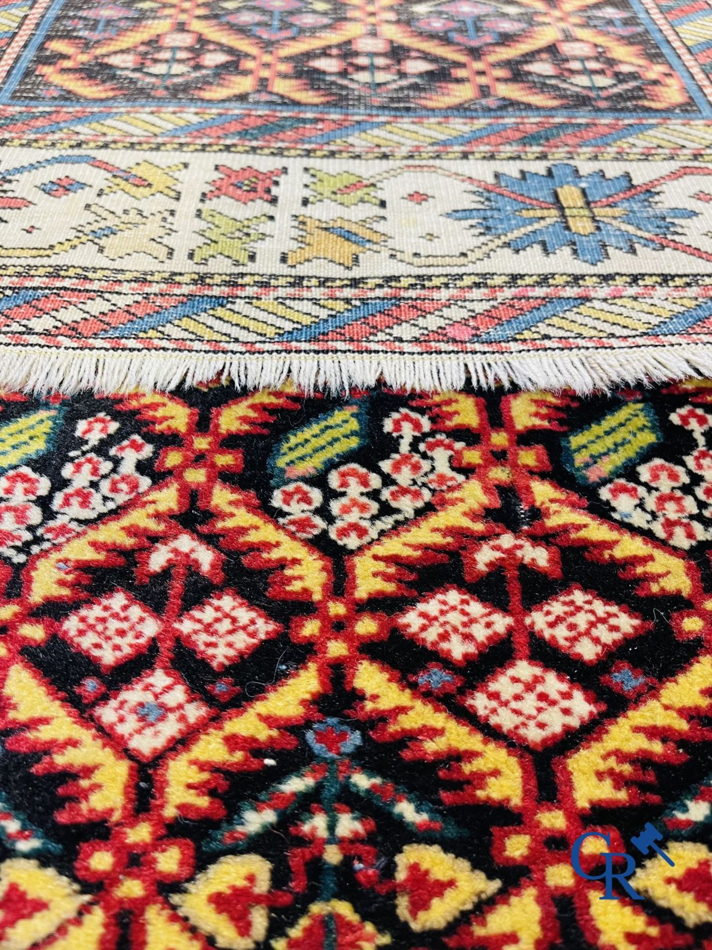 Oriental carpets: An antique oriental runner. - Bild 8 aus 9