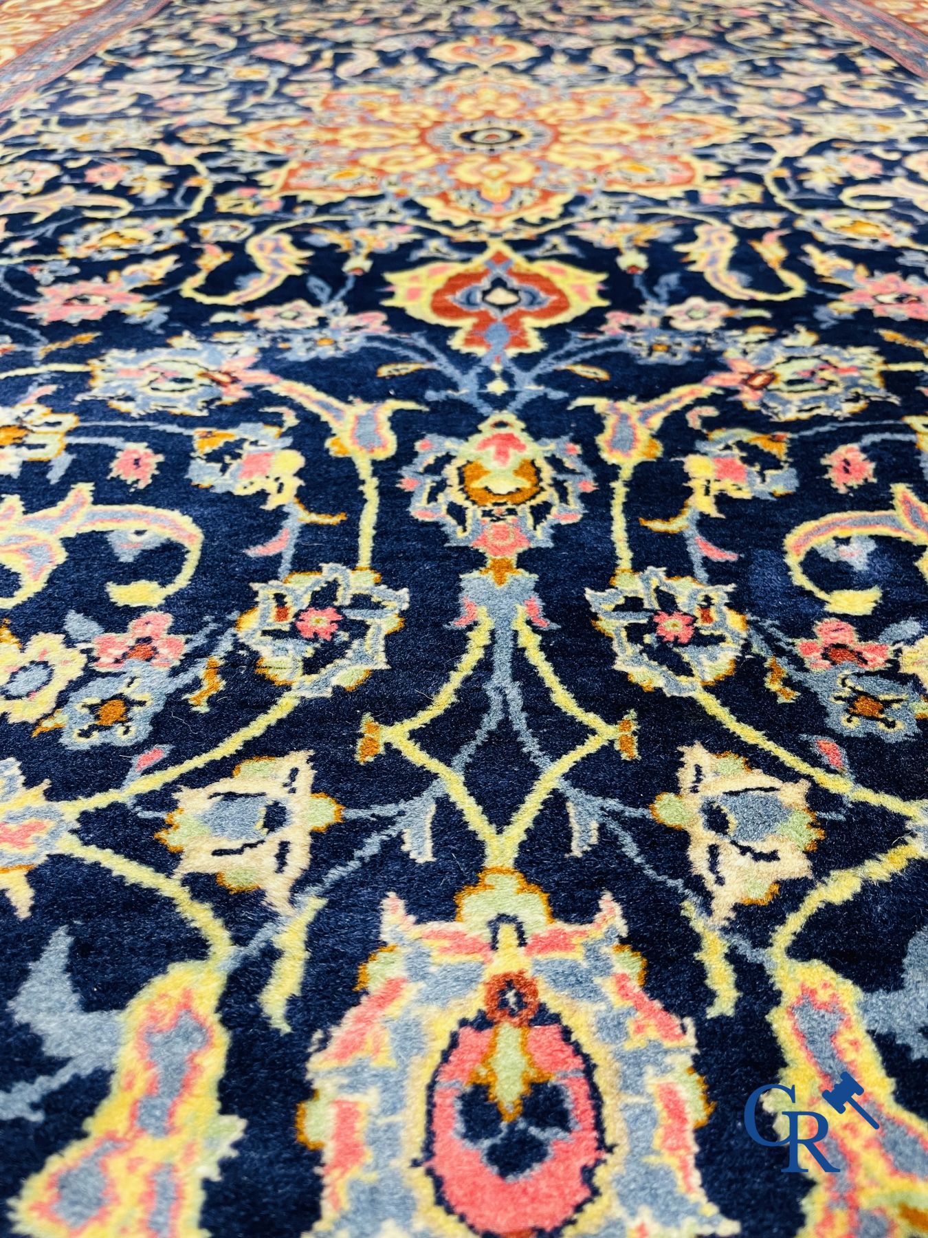 Oriental carpets: Persian carpet in wool. Floral decor. - Bild 5 aus 7