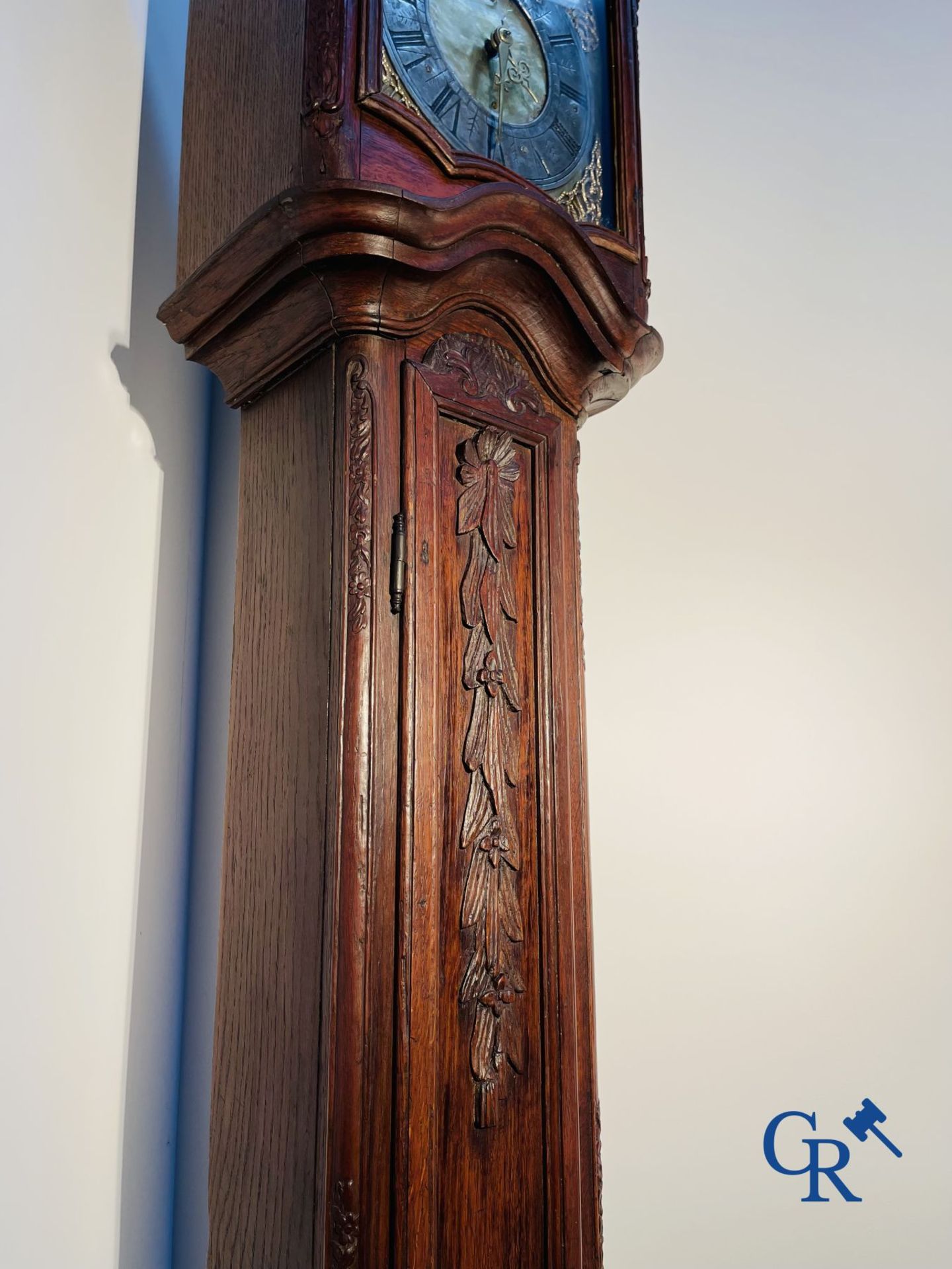 Standing clock in oak. 18th century. - Image 6 of 10