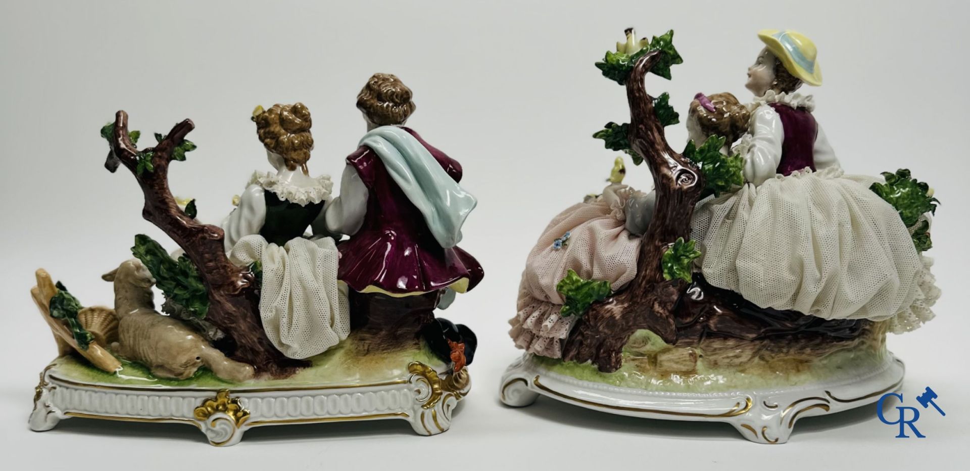 Nice lot of German porcelain and white biscuit. - Image 6 of 11