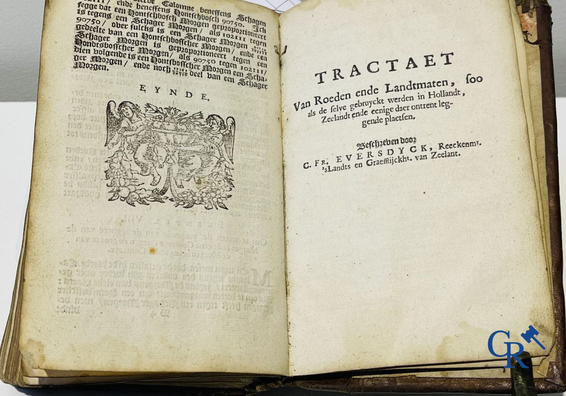 Early printed books: Mattheus Van Nispen. De Beknopte Lant-Meet-Konst. With Mattheus de Vries, in Do - Bild 16 aus 19