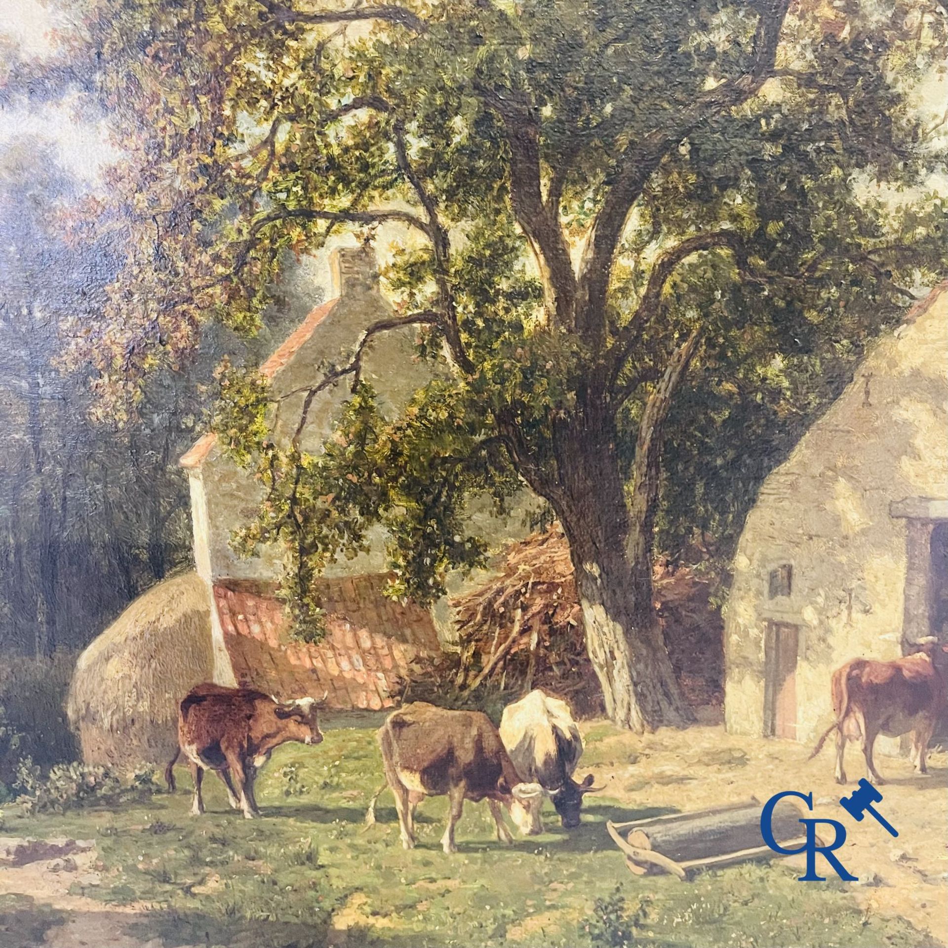 Painting: Frans Keelhoff (1820-1891) - Image 11 of 11