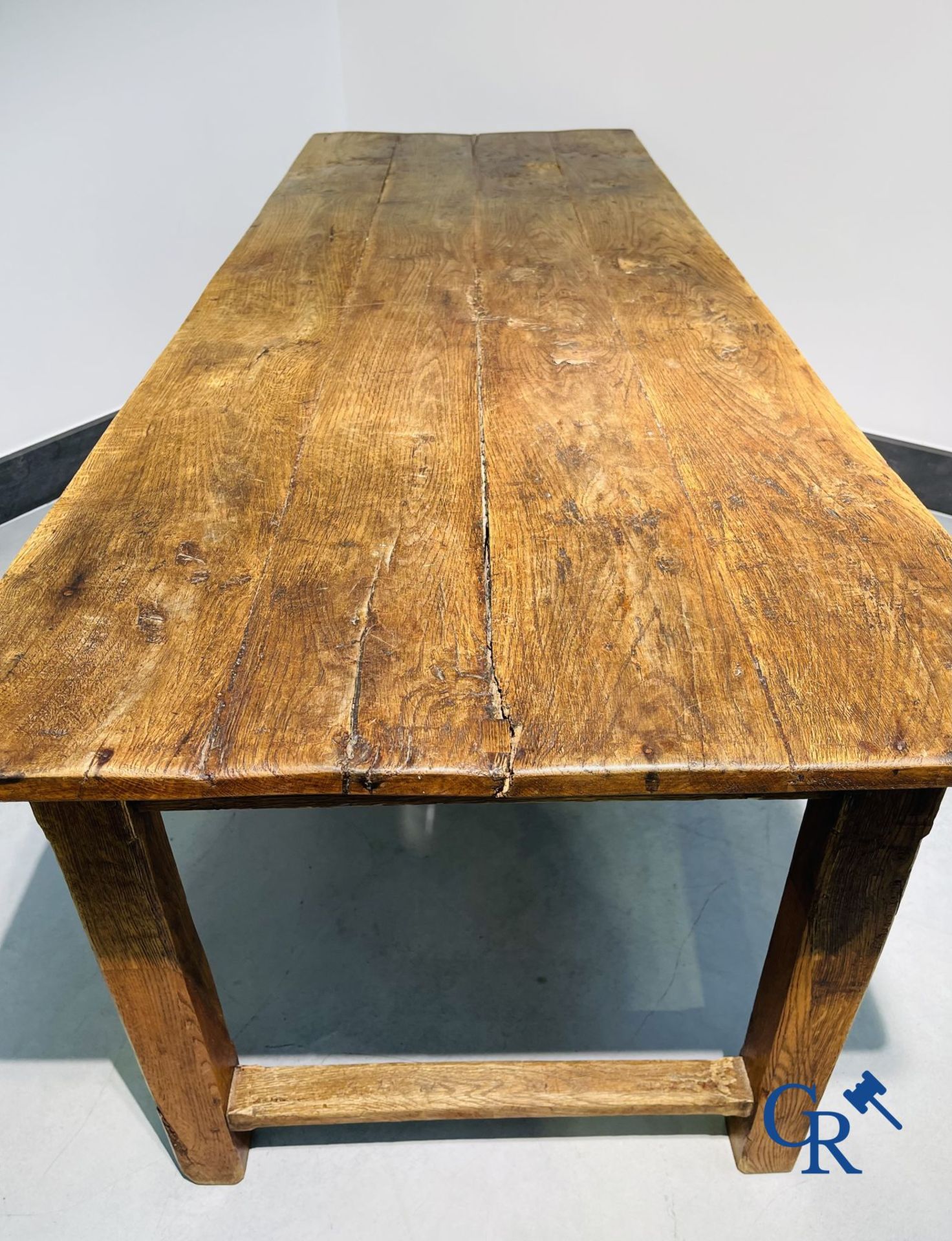 Large table in oak. 18th century. - Image 16 of 19