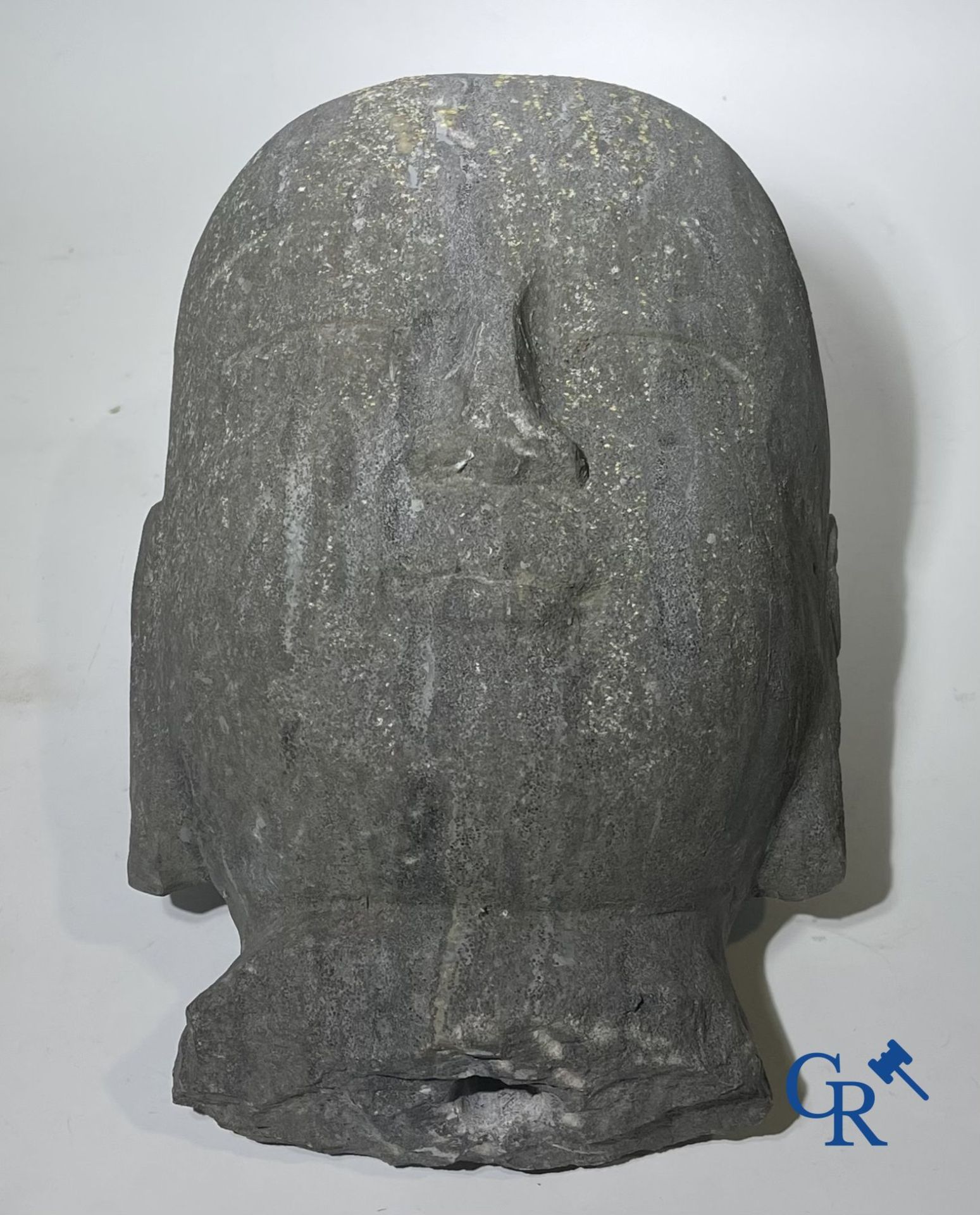 Imposing Asian head of a monk. - Image 6 of 12