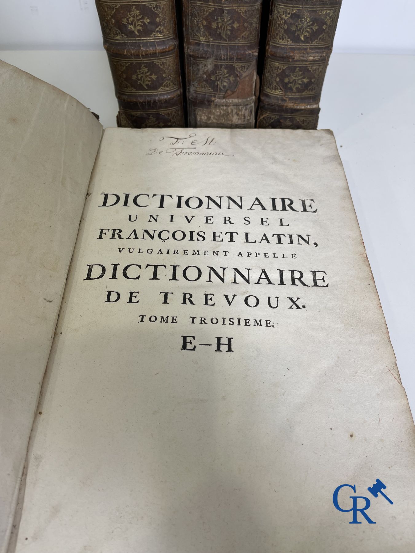 Early printed books: Dictionnaire de Trévoux, Pierre Antoine 1740. - Image 8 of 18