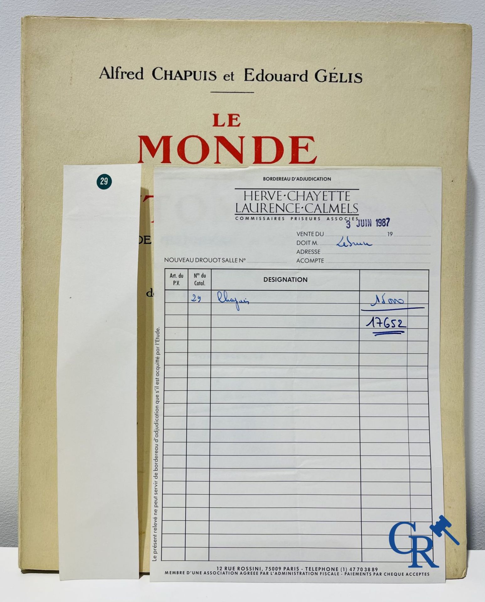 Automates. Rare edition of "Le monde des automates." Alfred Chapuis et Edouard Gélis. Paris 1928. - Bild 6 aus 26