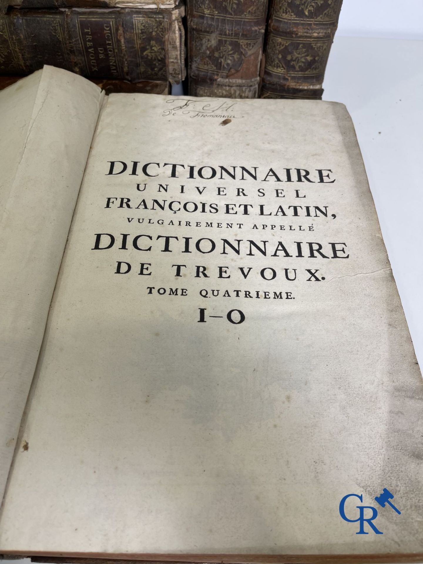 Early printed books: Dictionnaire de Trévoux, Pierre Antoine 1740. - Image 11 of 18