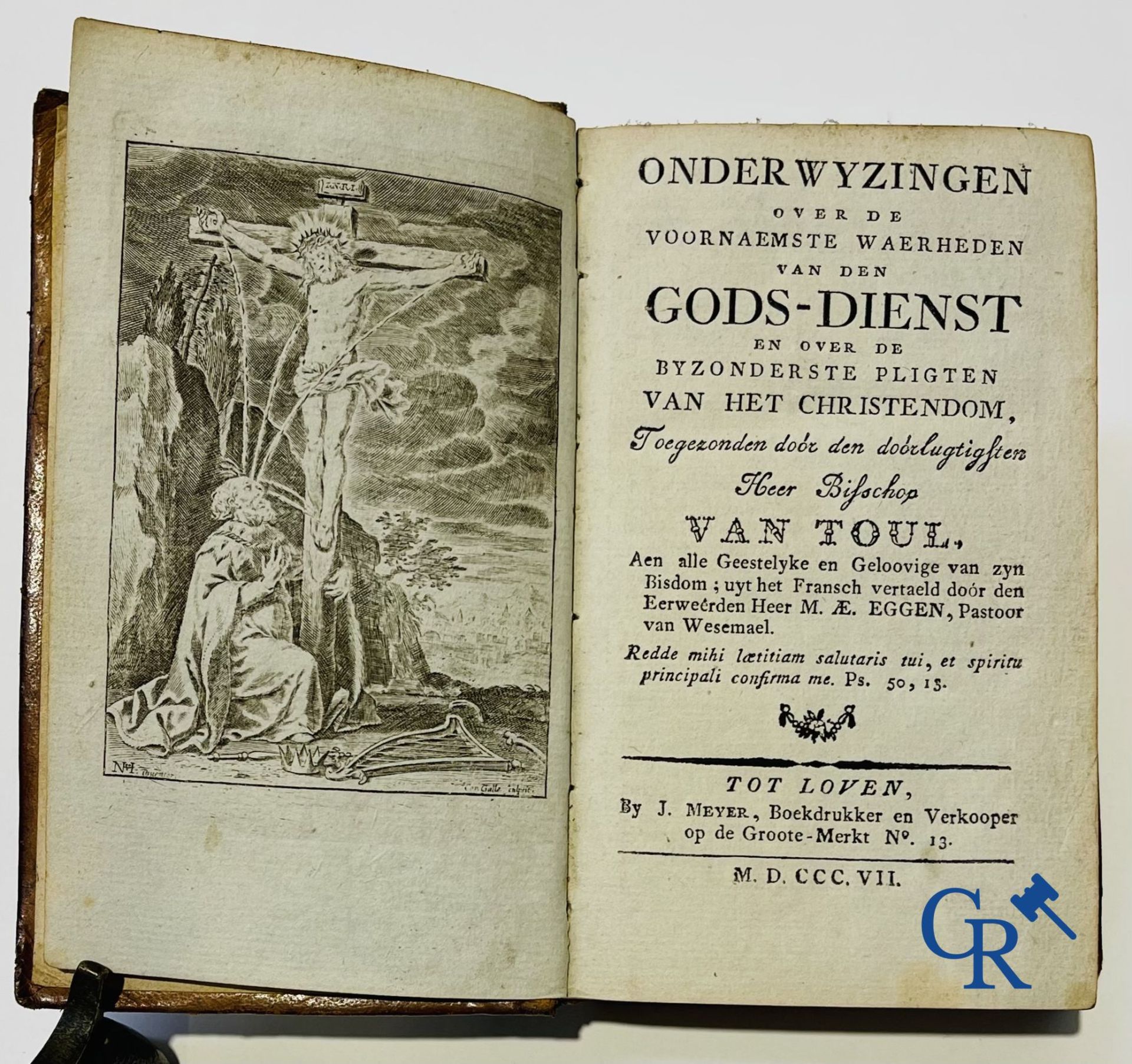 Early printed books: An interesting lot with various antique books. 17th-18th-19th century. (18 volu - Image 21 of 22