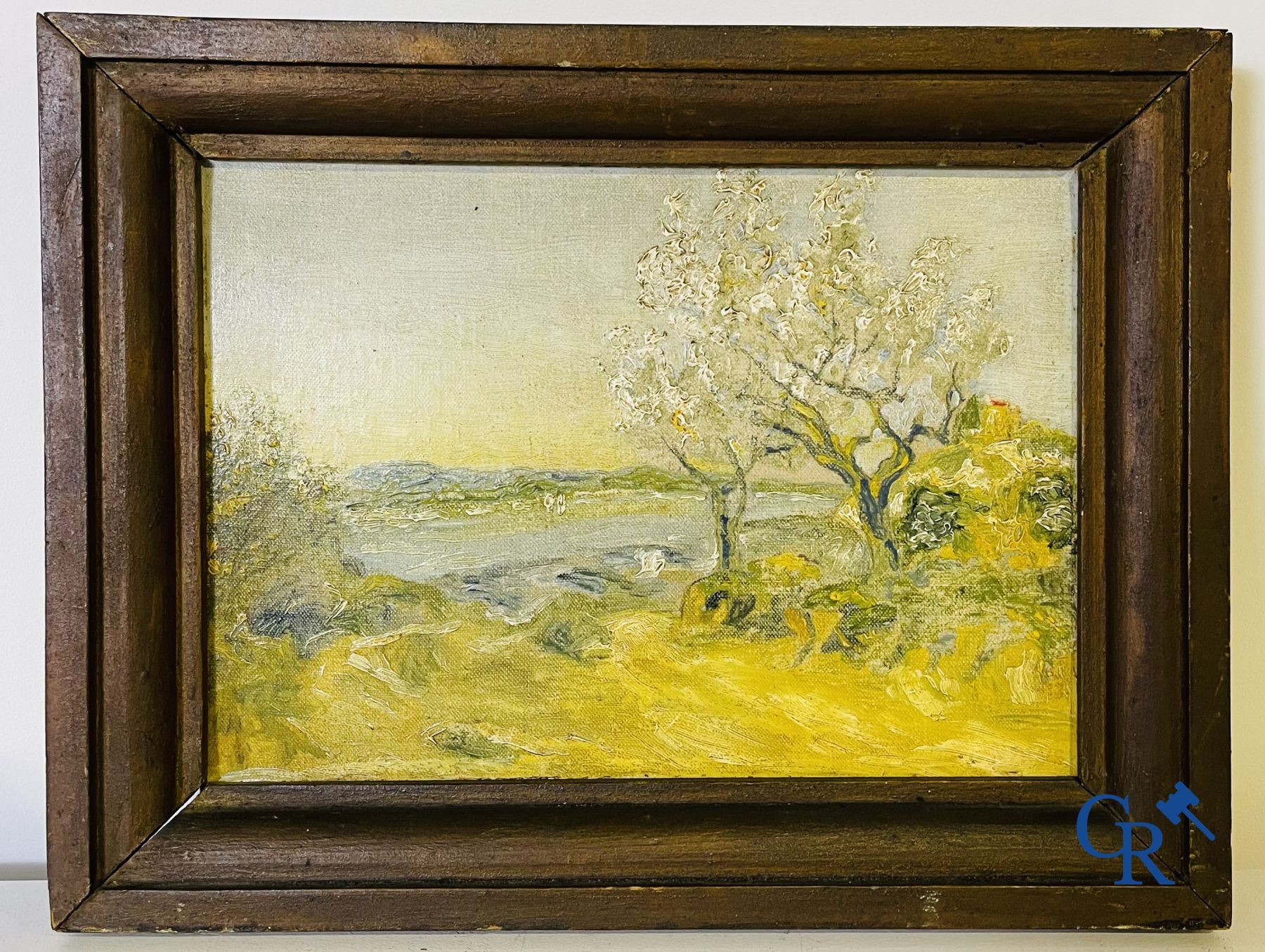 4 Landscape paintings. - Image 5 of 10