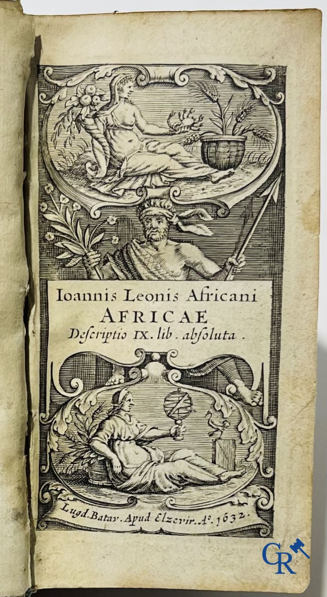Early printed books: Johannis Leonis Africani. Africae, Elzevier 1632. - Image 2 of 8