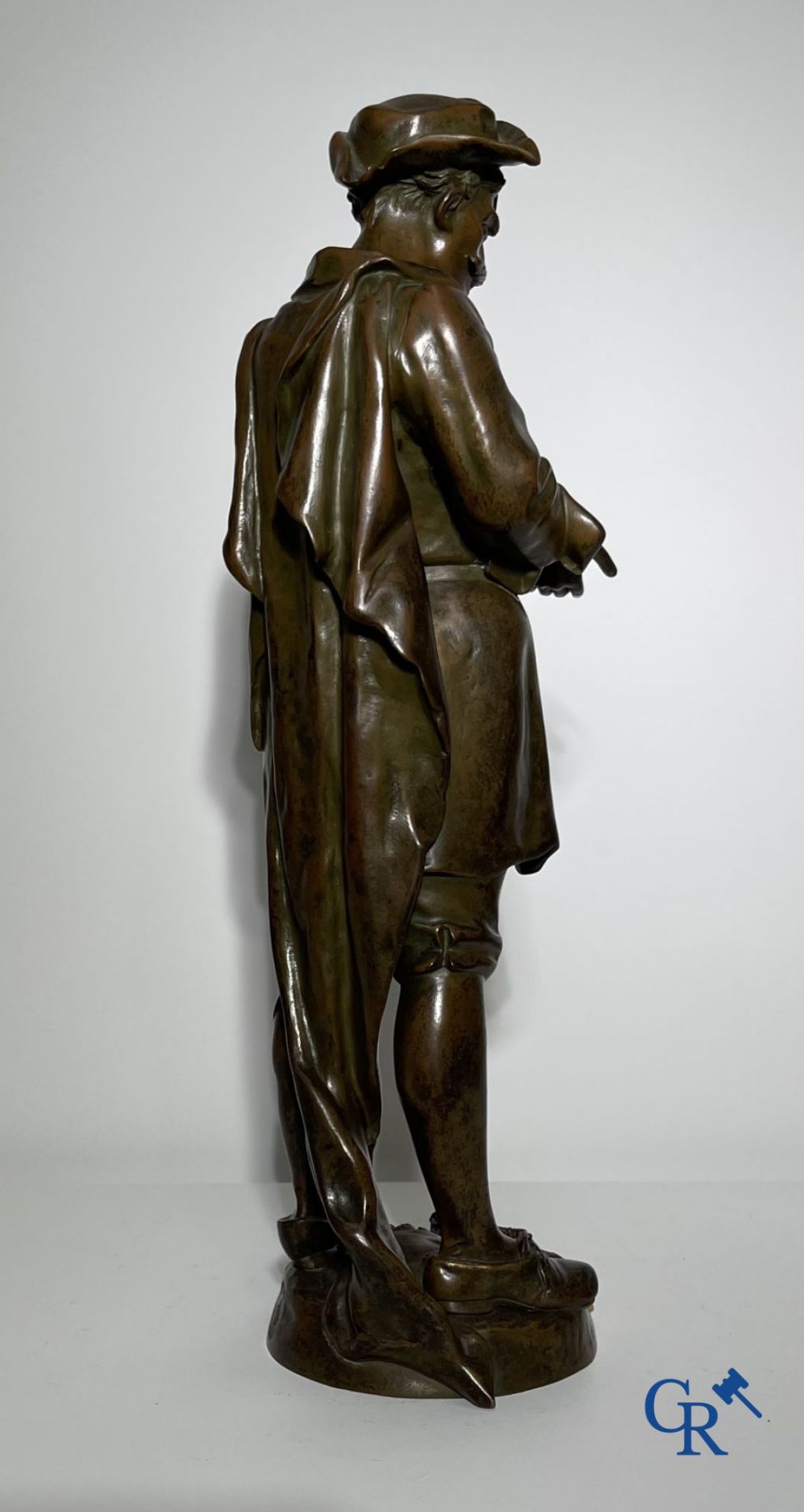 Bronze statue: Ferrand Ernest Justin, Spadassin. - Image 8 of 8