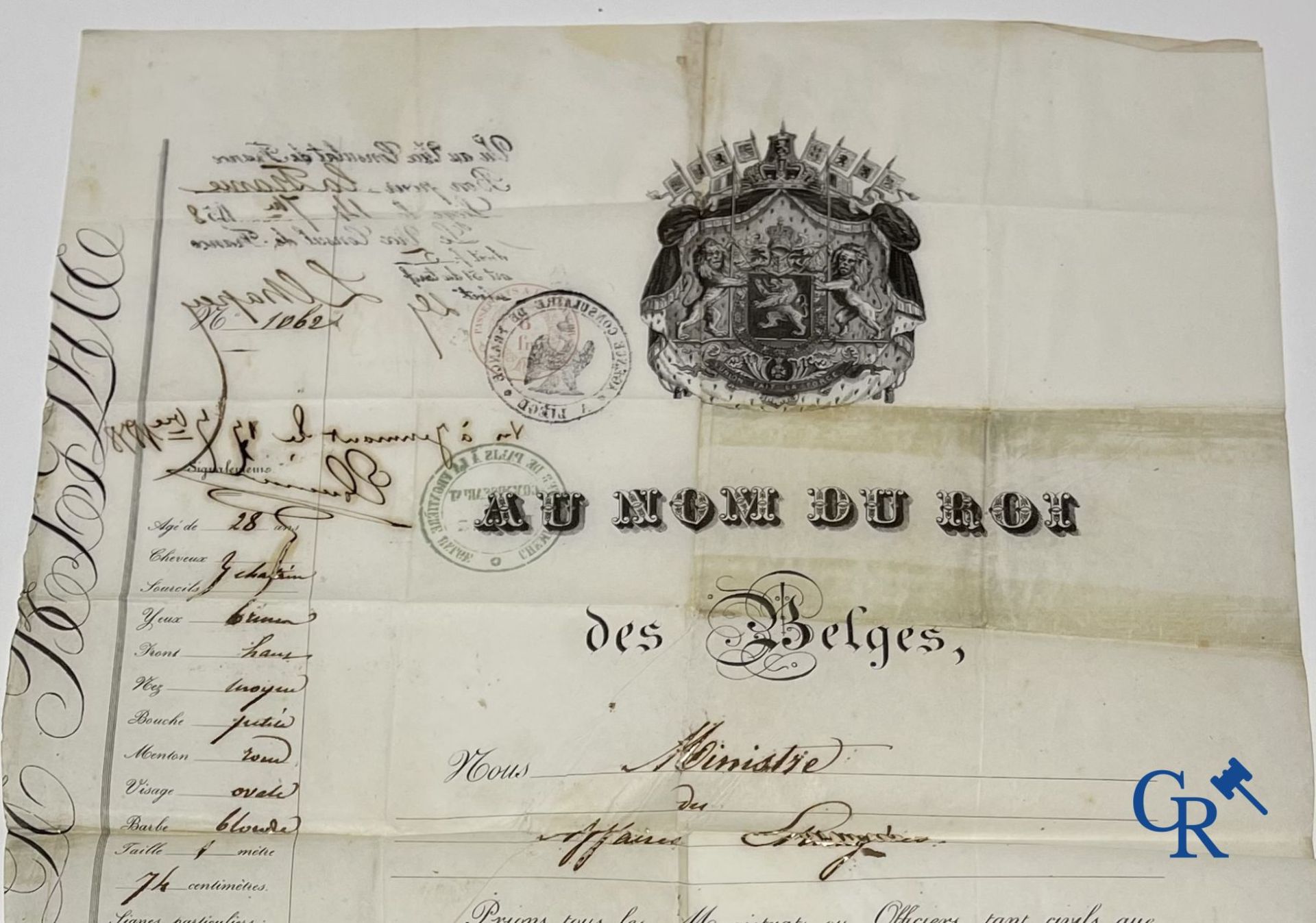 Ancient documents: An interesting lot with various documents, engravings, maps, etc. 18th-19th centu - Bild 14 aus 15