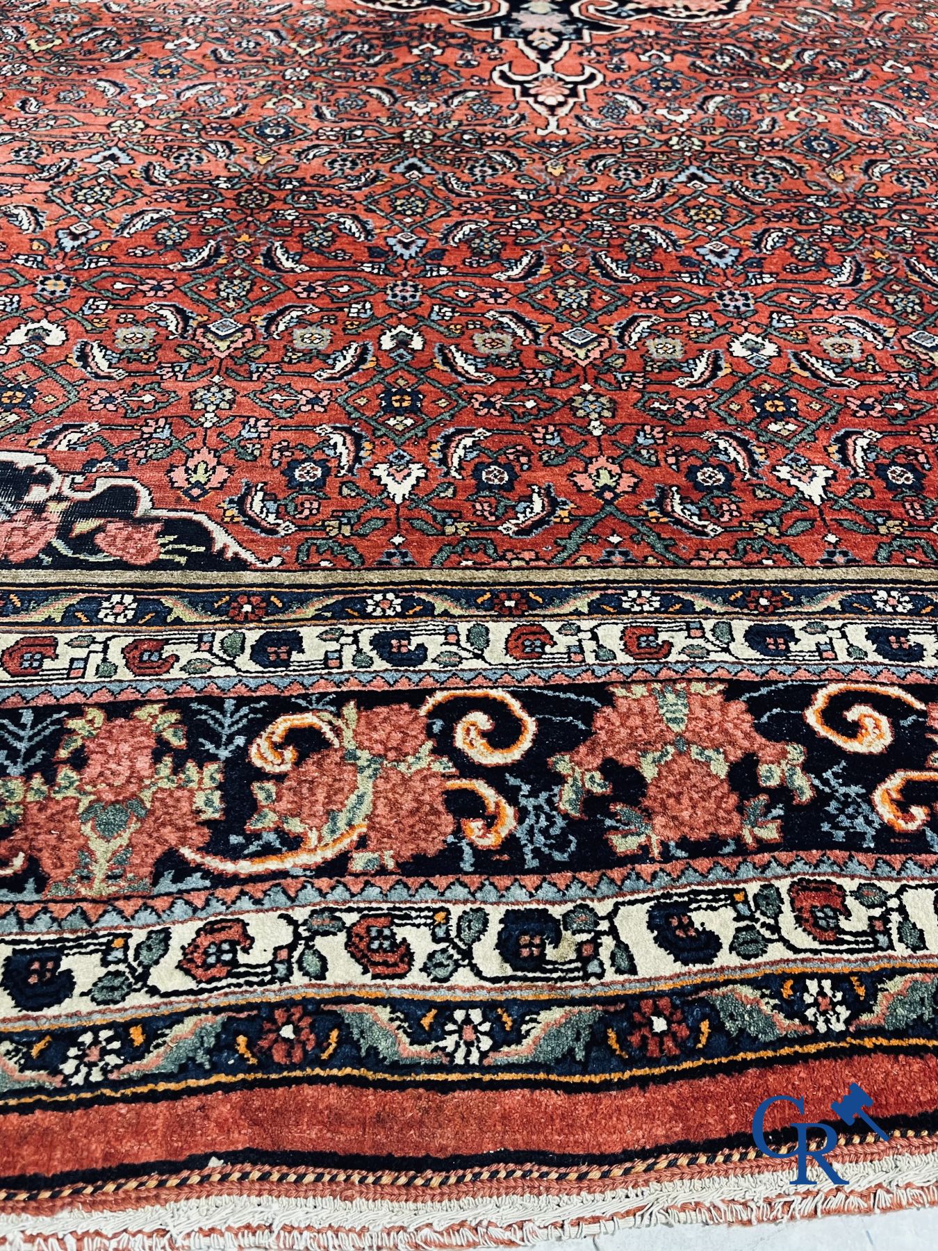 Persian carpet: Iran. Large Heriz carpet. - Image 12 of 14