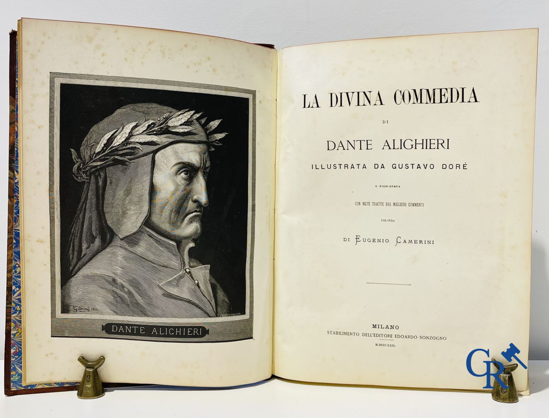 Books: Rabelais François, Works by Rabelais, drawings by Gustave Doré. Dante Alighieri, La Divina Co - Image 16 of 18