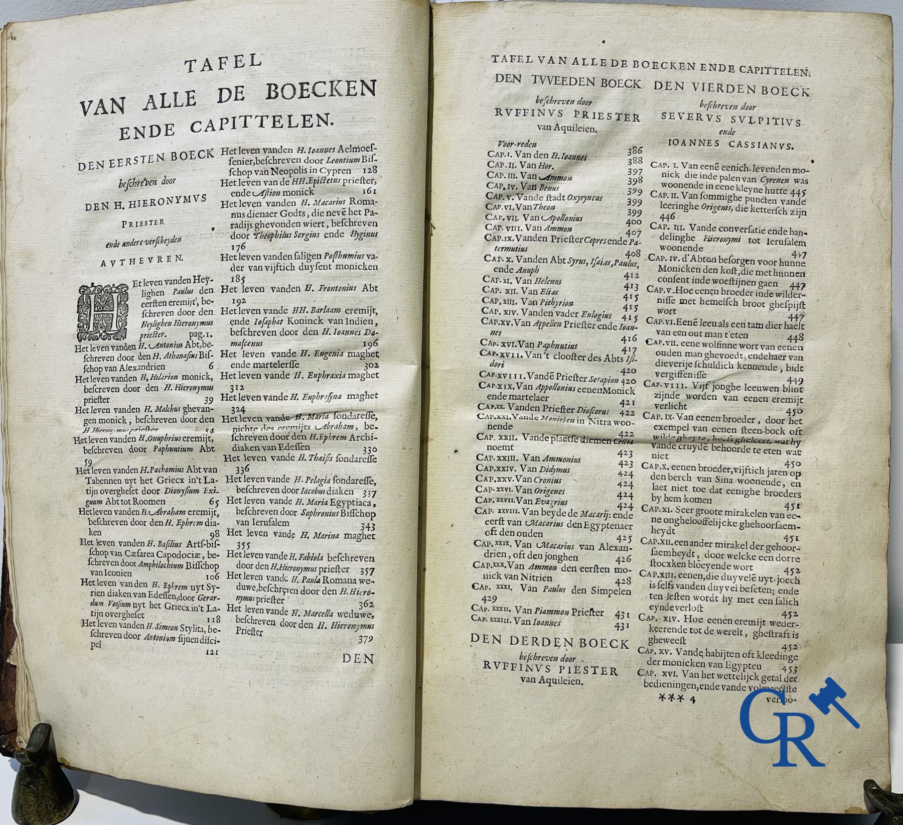 Early Printed Books: Rosweydus, Heribertus. Het Leven ende spreucken der Vaderen described by St. Je - Image 5 of 19