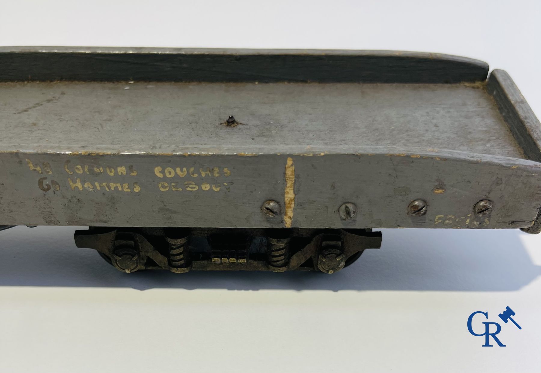 Old toys: Märklin, Locomotive with towing tender and dining car.
About 1930. - Image 26 of 32