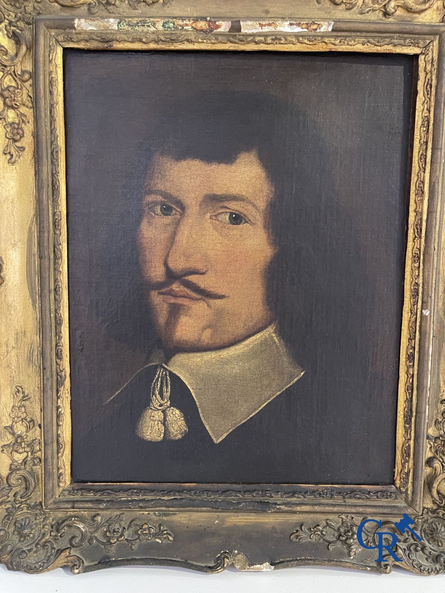 Painting: 17th century portrait painting of a nobleman. - Image 4 of 12