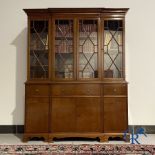 The Coene brothers Kortrijk. Mahogany bookcase.