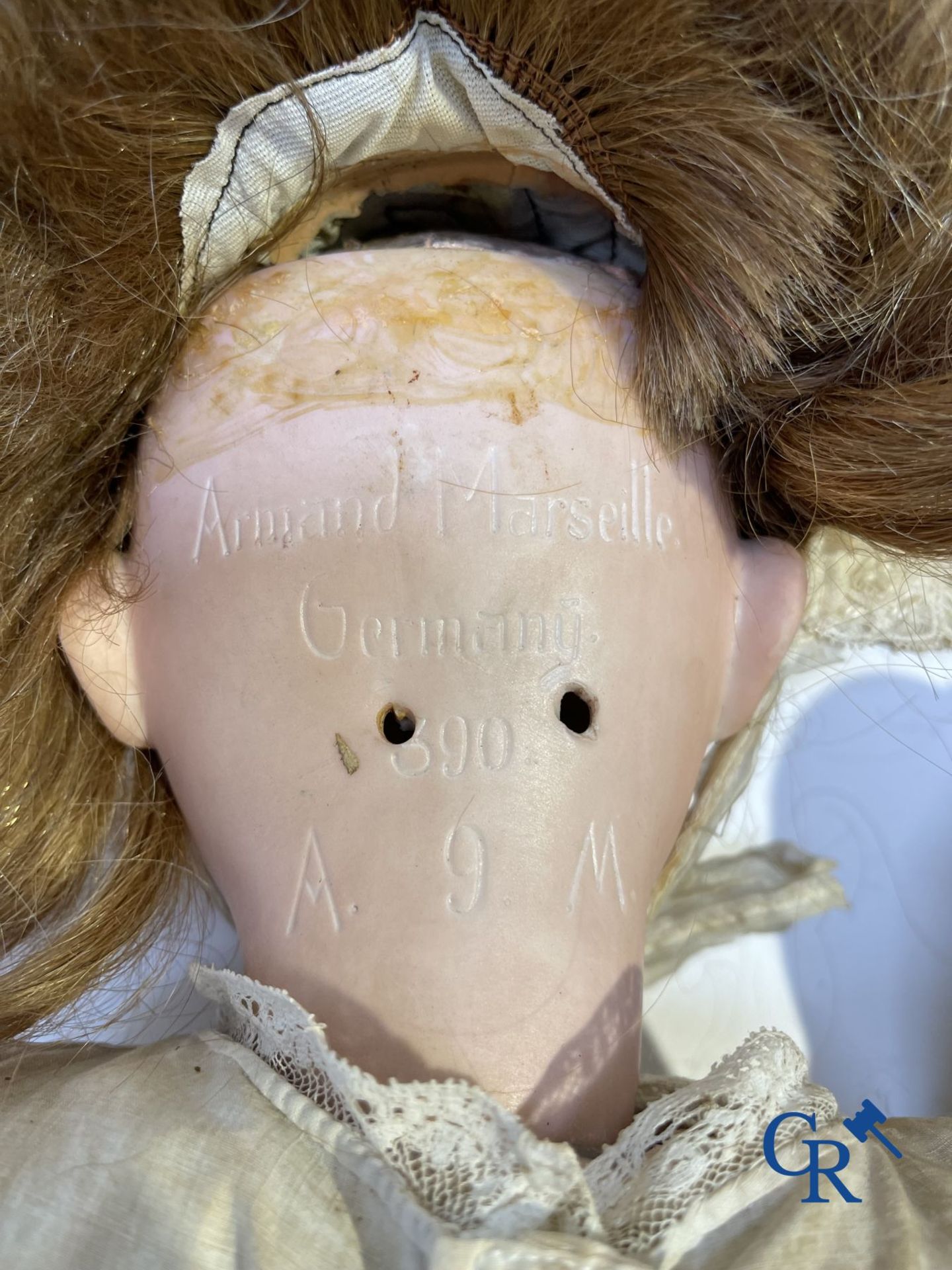 Toys: antique dolls: 6 German dolls with porcelain heads. - Image 12 of 15