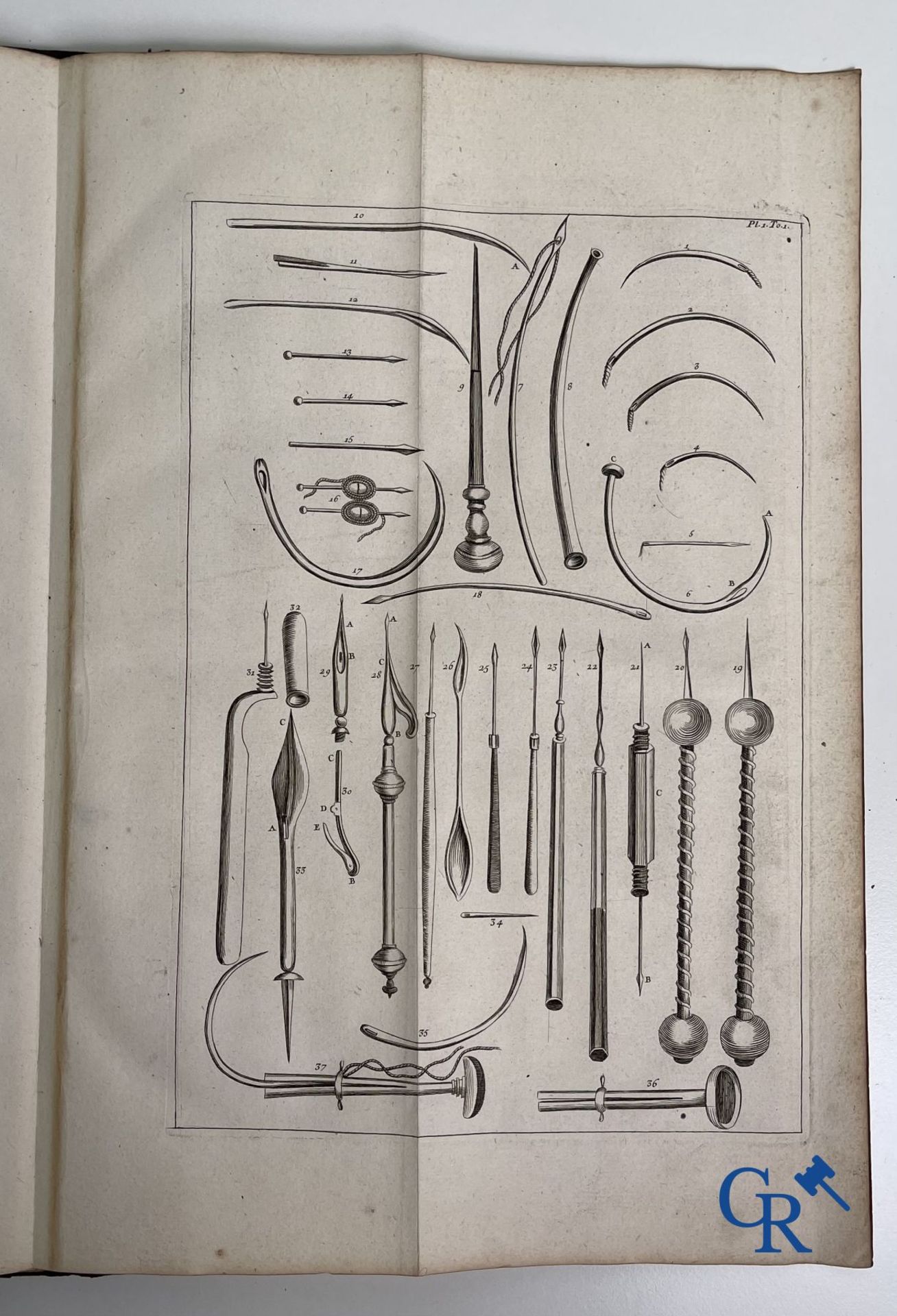 Early printed books: Dictionnaire Universel de Medecine, Robert James. 6 volumes, Paris 1746-1748. - Image 8 of 35