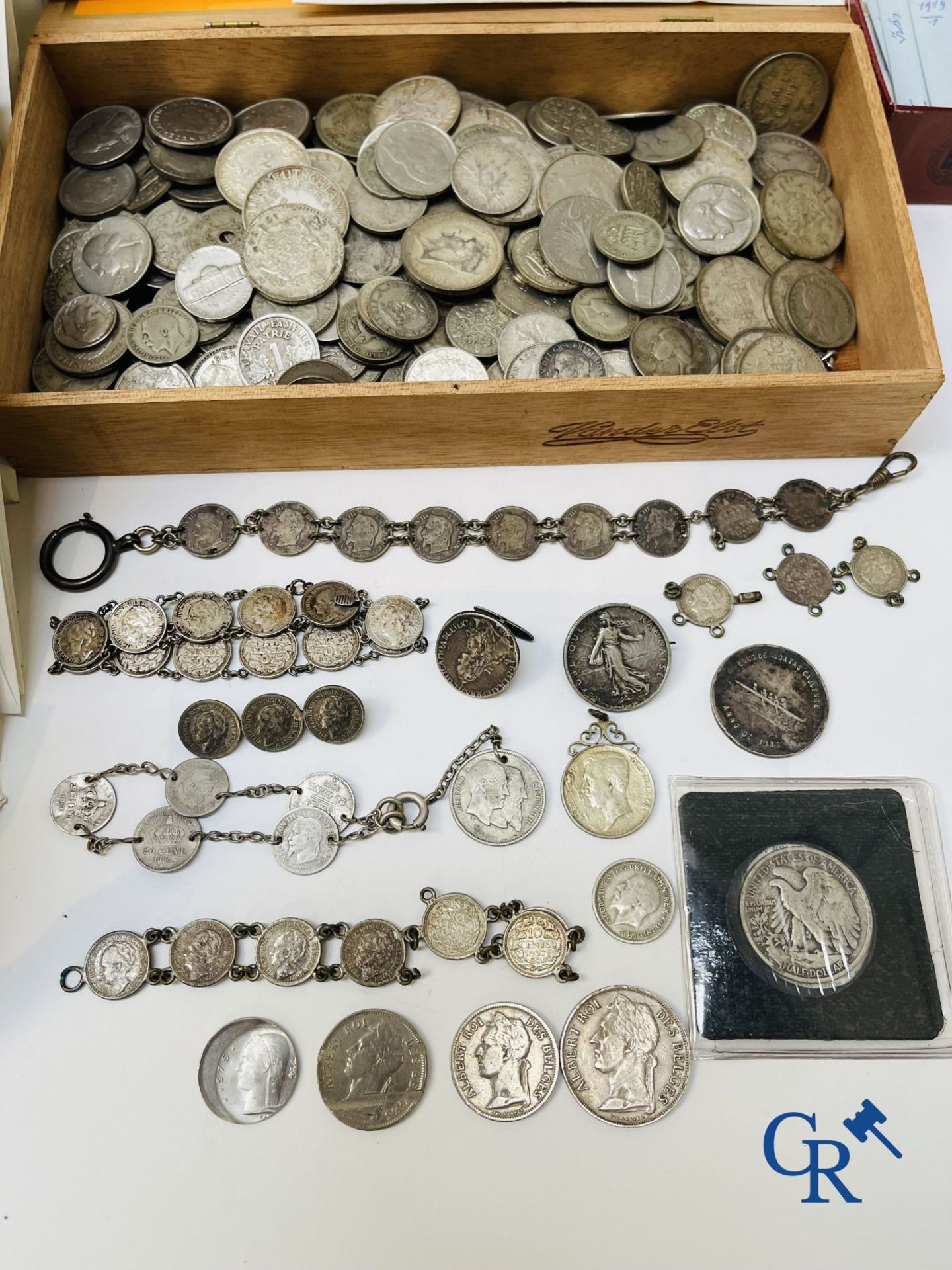 Coins: Large lot of various coins in silver, copper and nickel. - Bild 6 aus 12