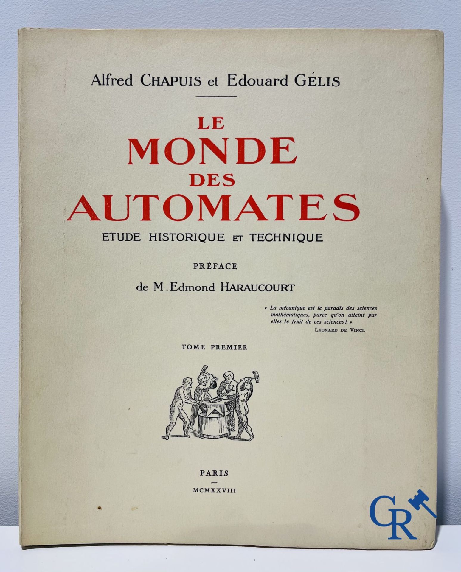 Automates. Rare edition of "Le monde des automates." Alfred Chapuis et Edouard Gélis. Paris 1928. - Bild 2 aus 26