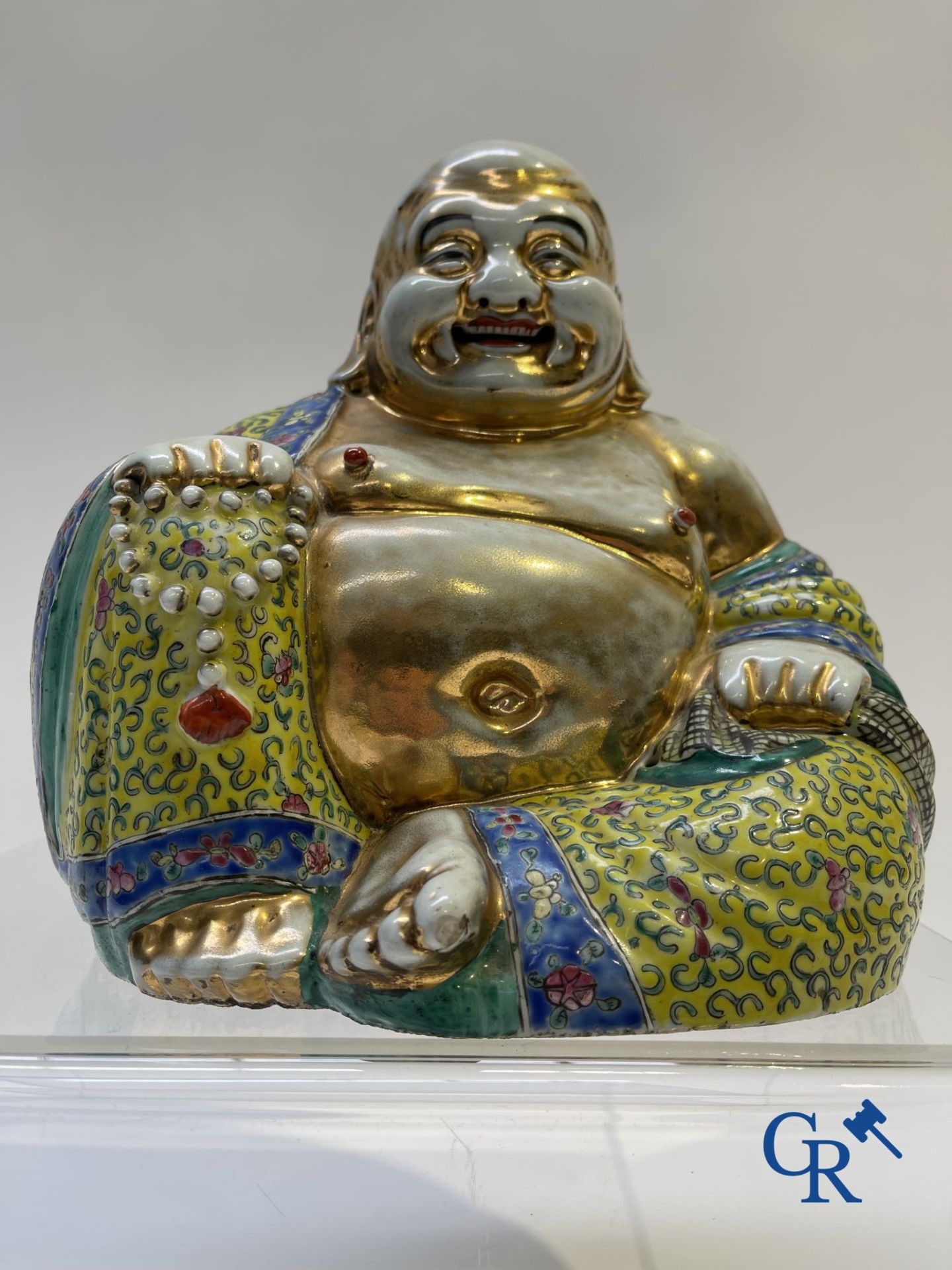 Chinese porcelain: Tall figure of Buddha. - Image 15 of 15