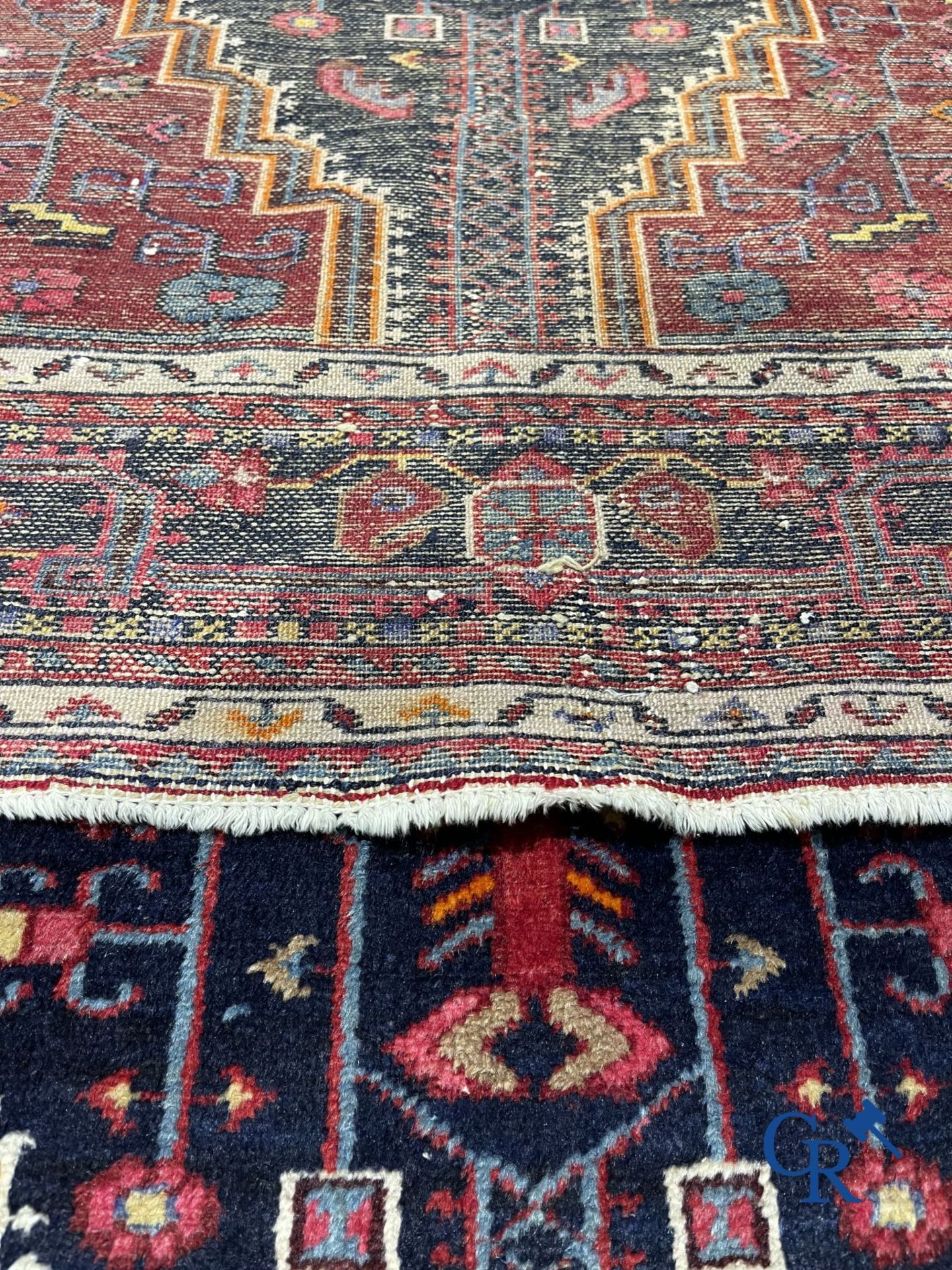 Oriental carpets: Oriental hand-knotted wool carpet. - Image 7 of 8