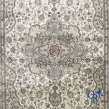 Oriental carpets: Hereke. Large carpet in silk.
