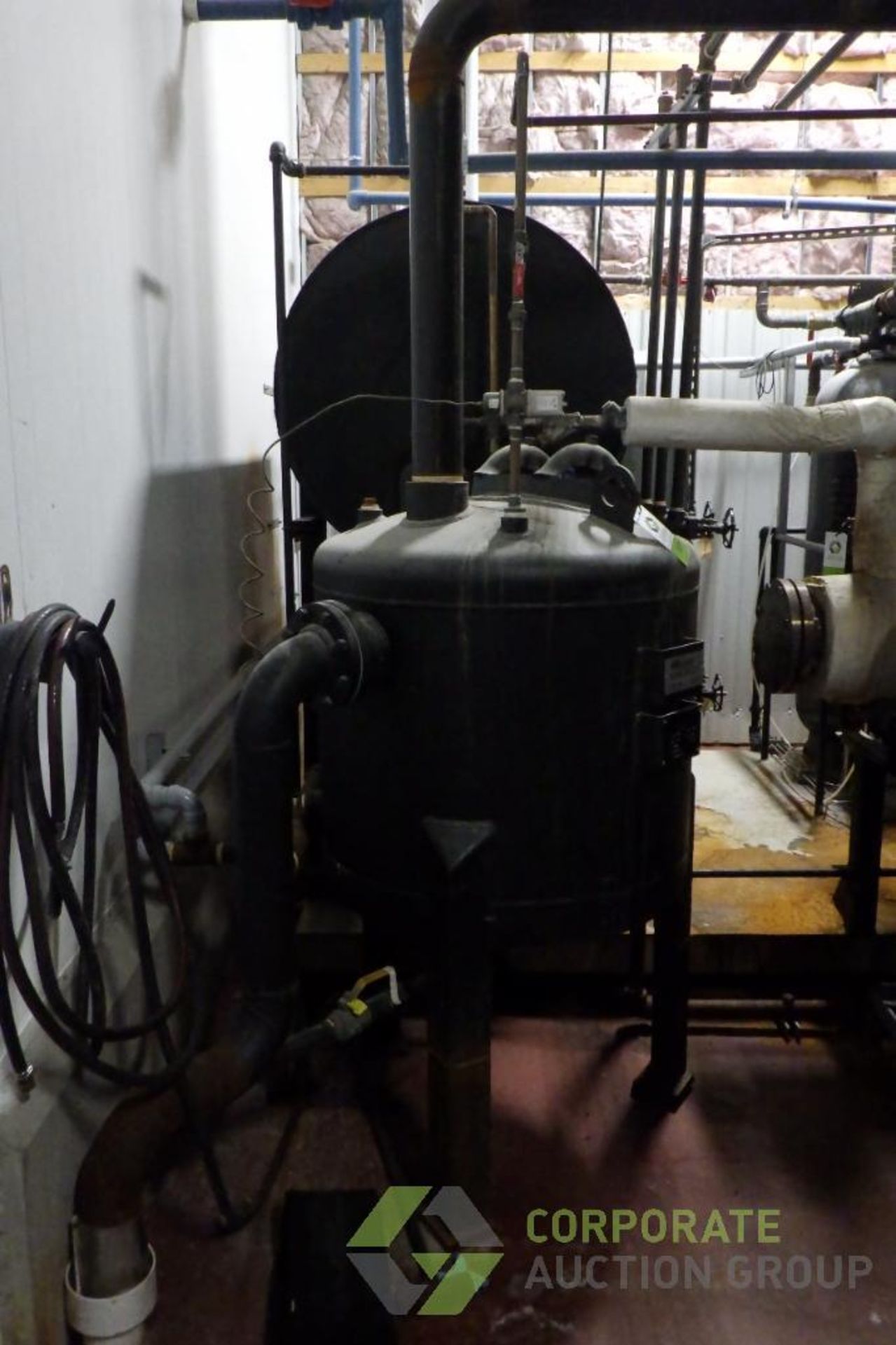 Boiler tank and pump skids
