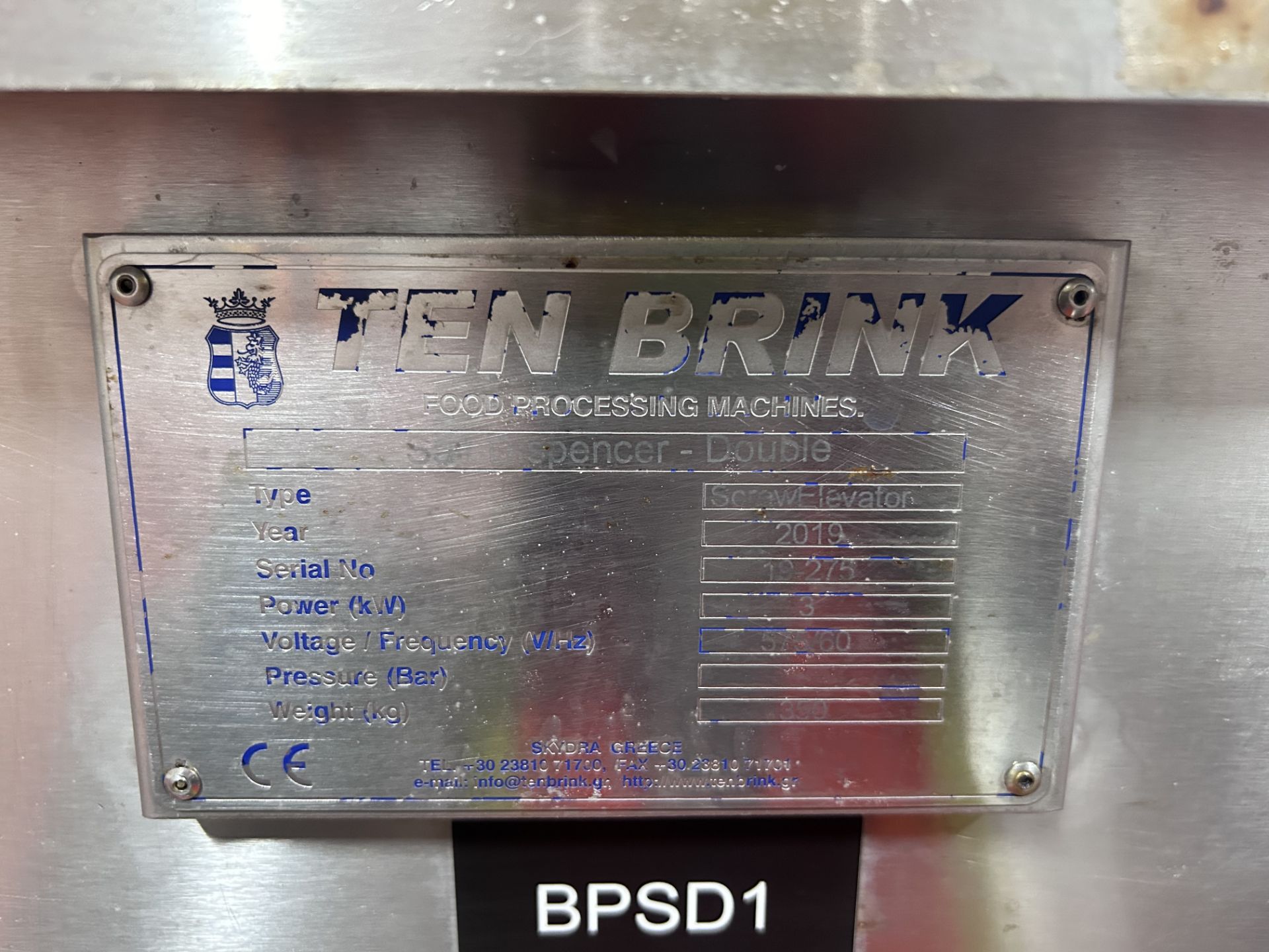 2019 Ten Brink Double dispenser sack unloader, Mod. ScrewElevator - Image 3 of 7