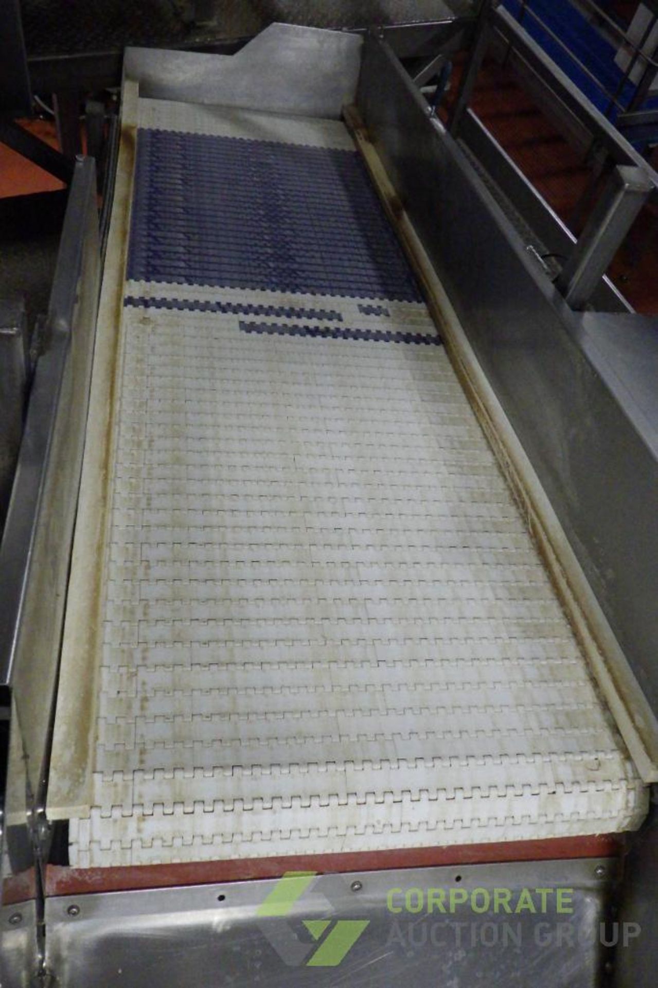 72" L x 21" W Incline Conveyor, 16" infeed x 30" discharge H, SS Frame - Image 2 of 7