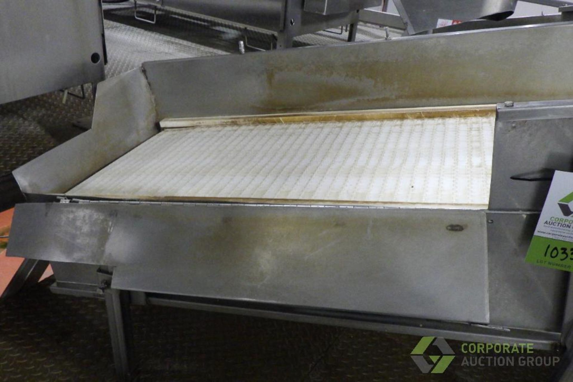 72" L x 21" W Incline Conveyor, 16" Infeed x 30" Discharge H, SS Frame - Image 7 of 9