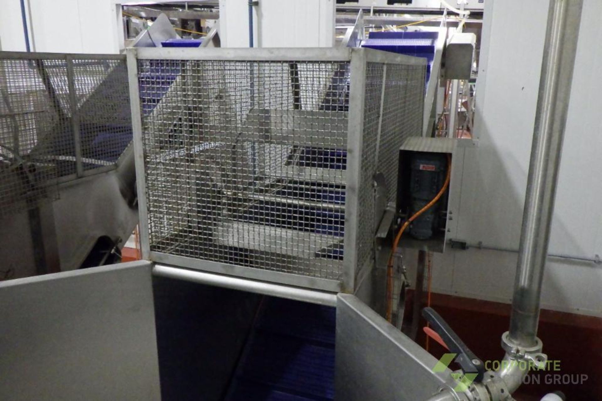 2019 Ten Brink Incline washing conveyor with SS hopper - Image 7 of 12