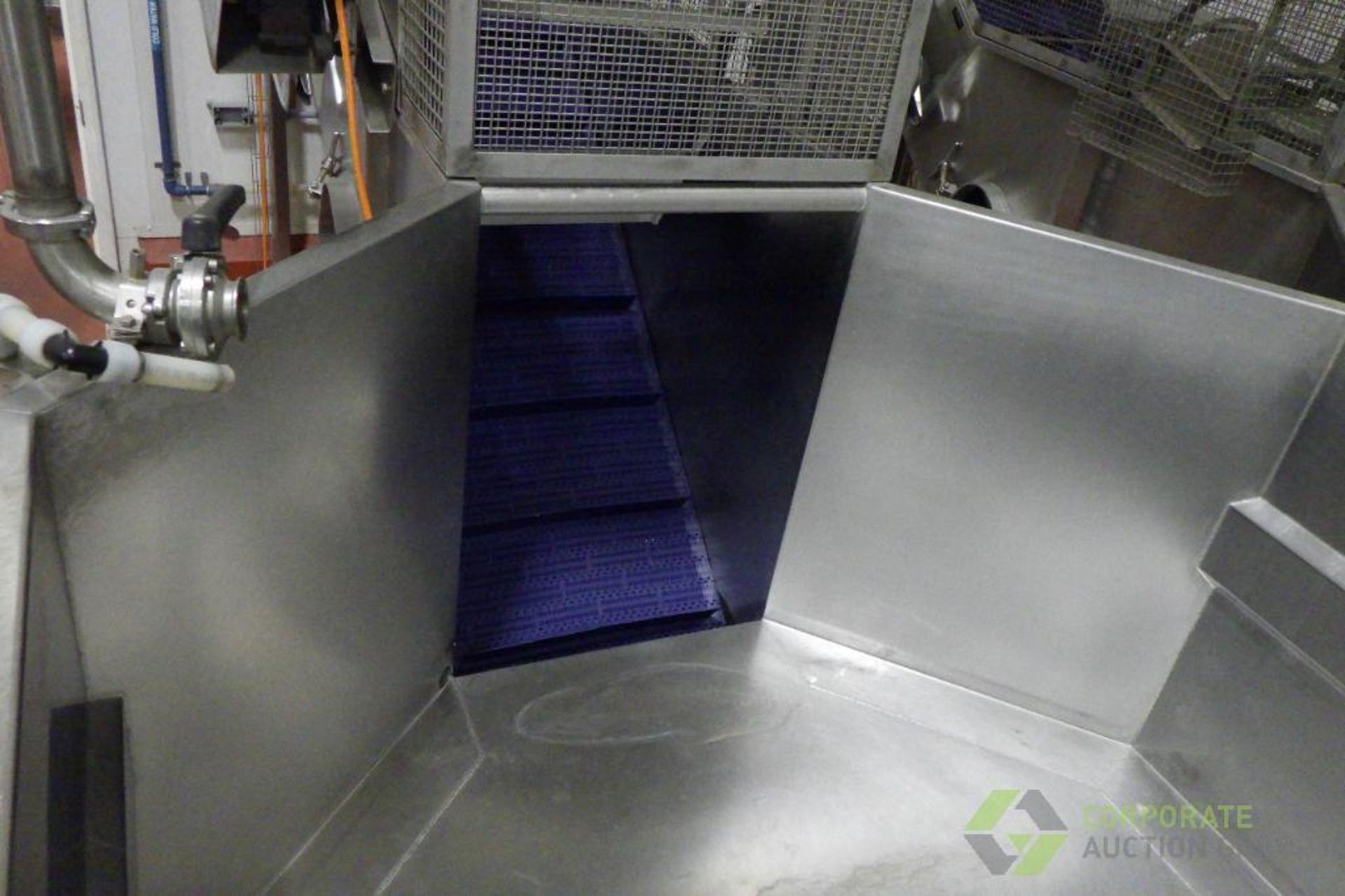 2019 Ten Brink Incline washing conveyor with SS hopper - Image 7 of 11