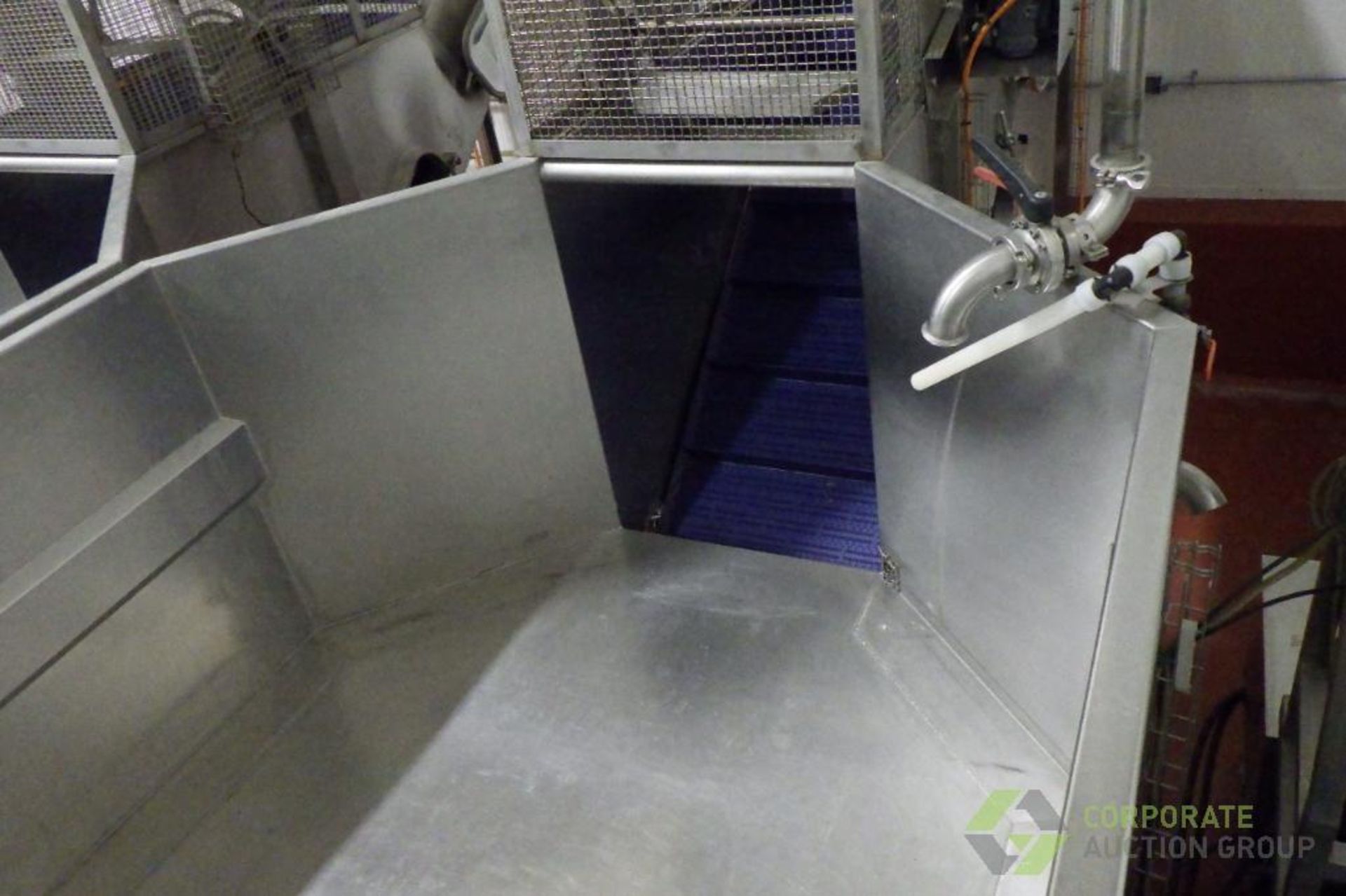 2019 Ten Brink Incline washing conveyor with SS hopper - Image 5 of 12