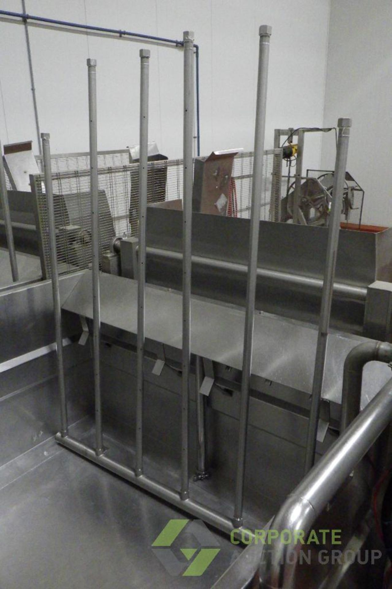 2019 Ten Brink Incline washing conveyor with SS hopper - Image 6 of 11