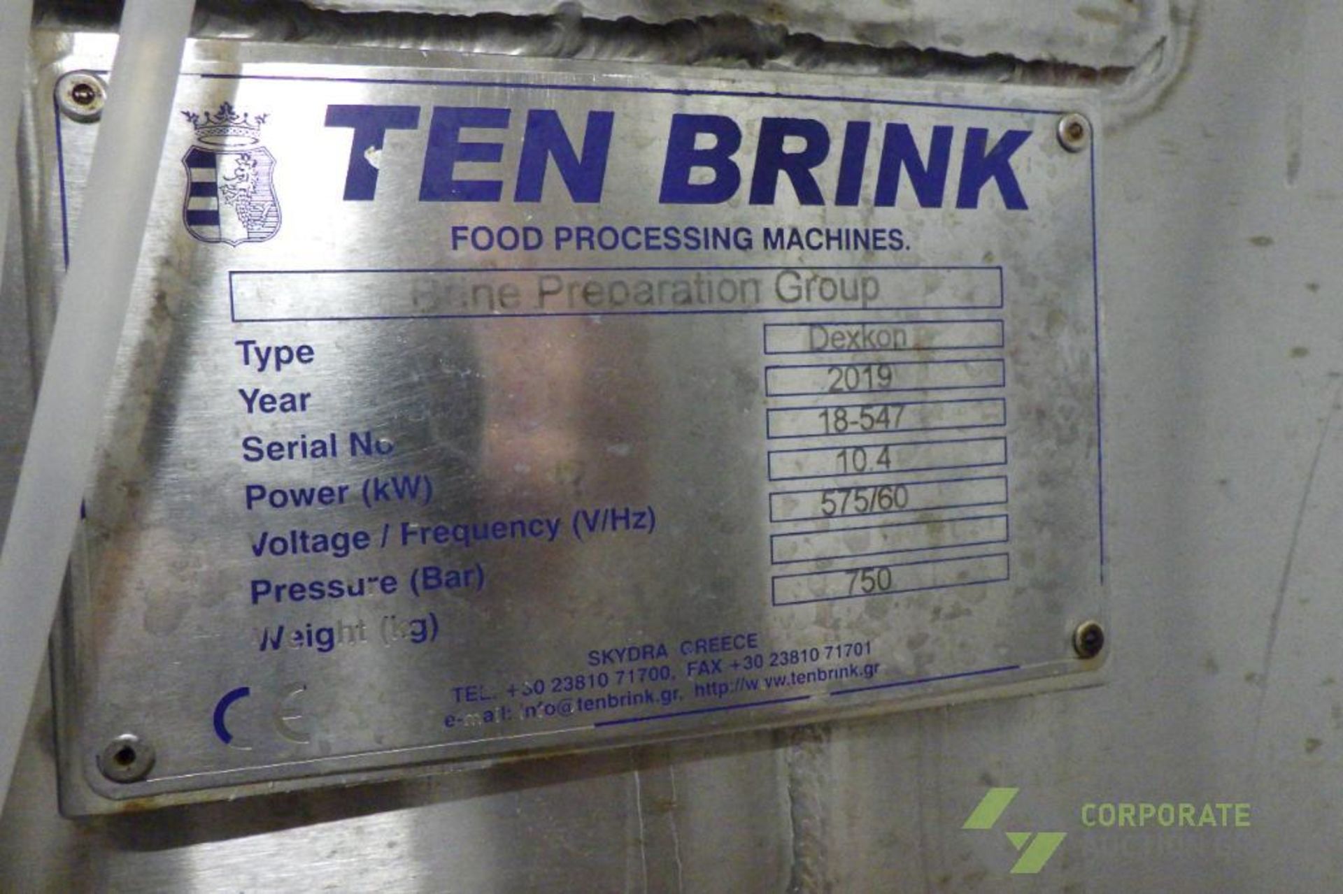 2019 Ten Brink SS brine tank - Image 9 of 13