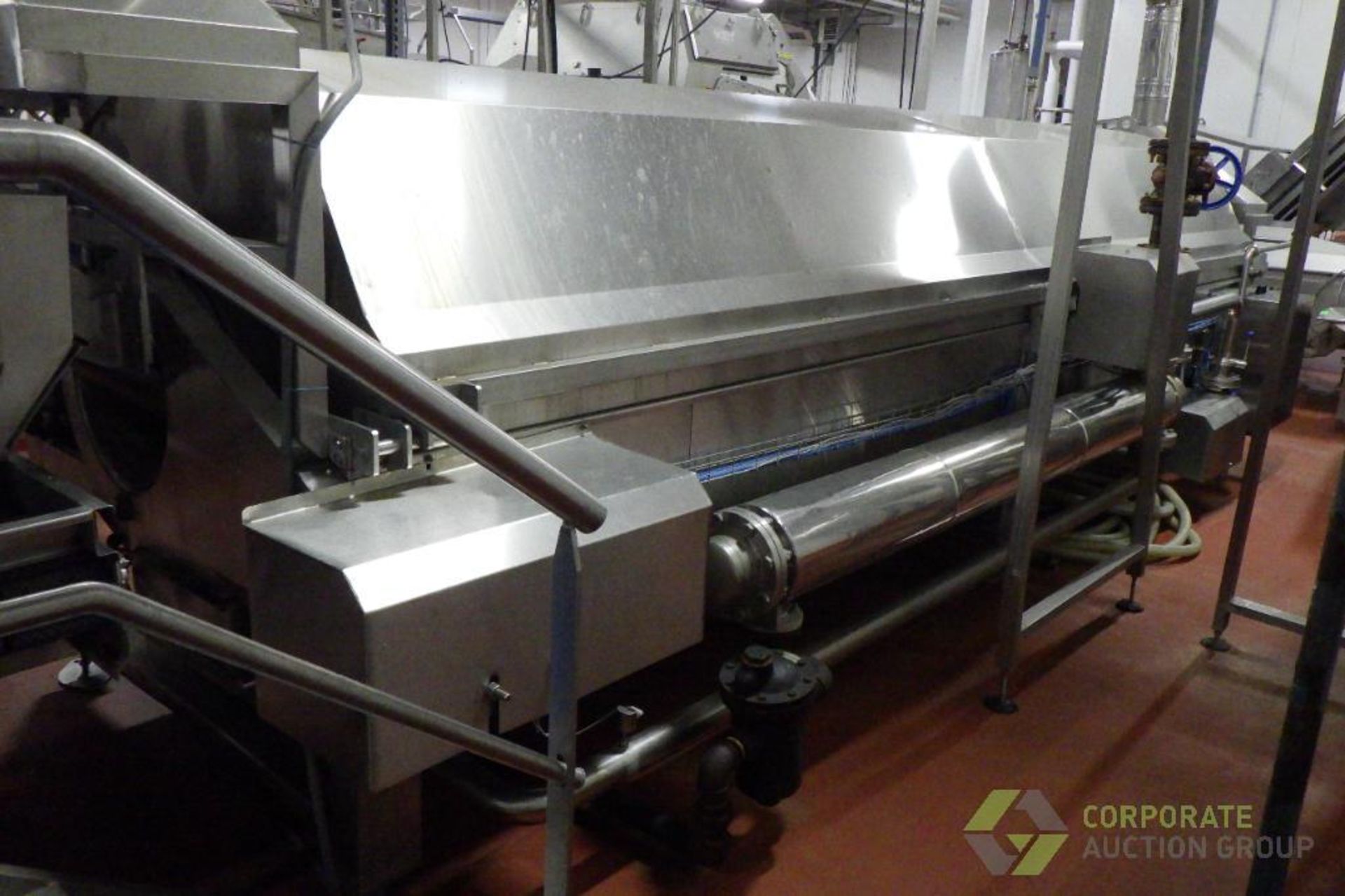2022 Hellenic Food Machinery Drum Blancher w/ Exhaust Hood, Control Panel, 575V - Image 8 of 41