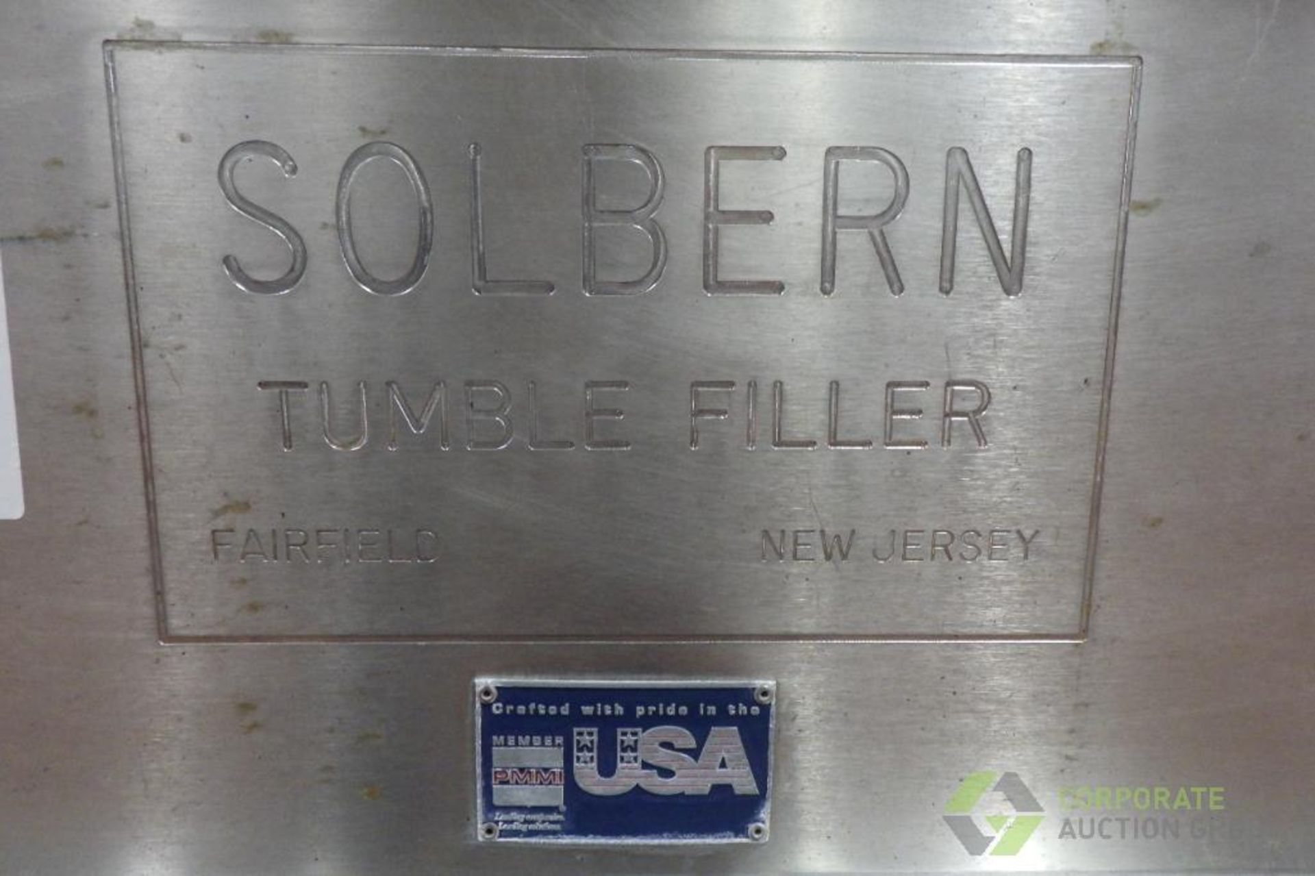 SOLBERN mod. PTF-DPL Tumbler Filling Machine, 36 in. diameter x 43 in. long, SS frame - Image 21 of 25