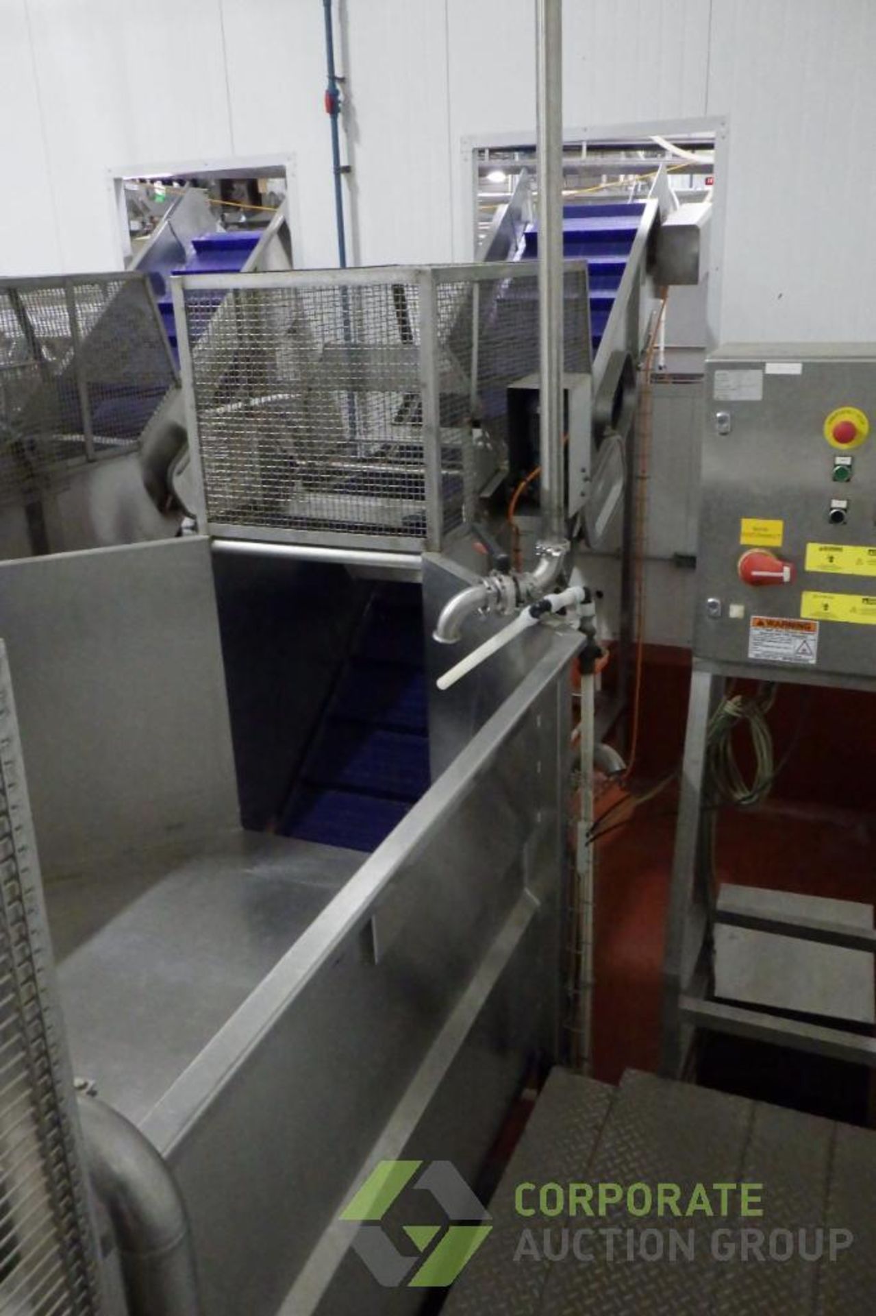 2019 Ten Brink Incline washing conveyor with SS hopper - Image 6 of 12
