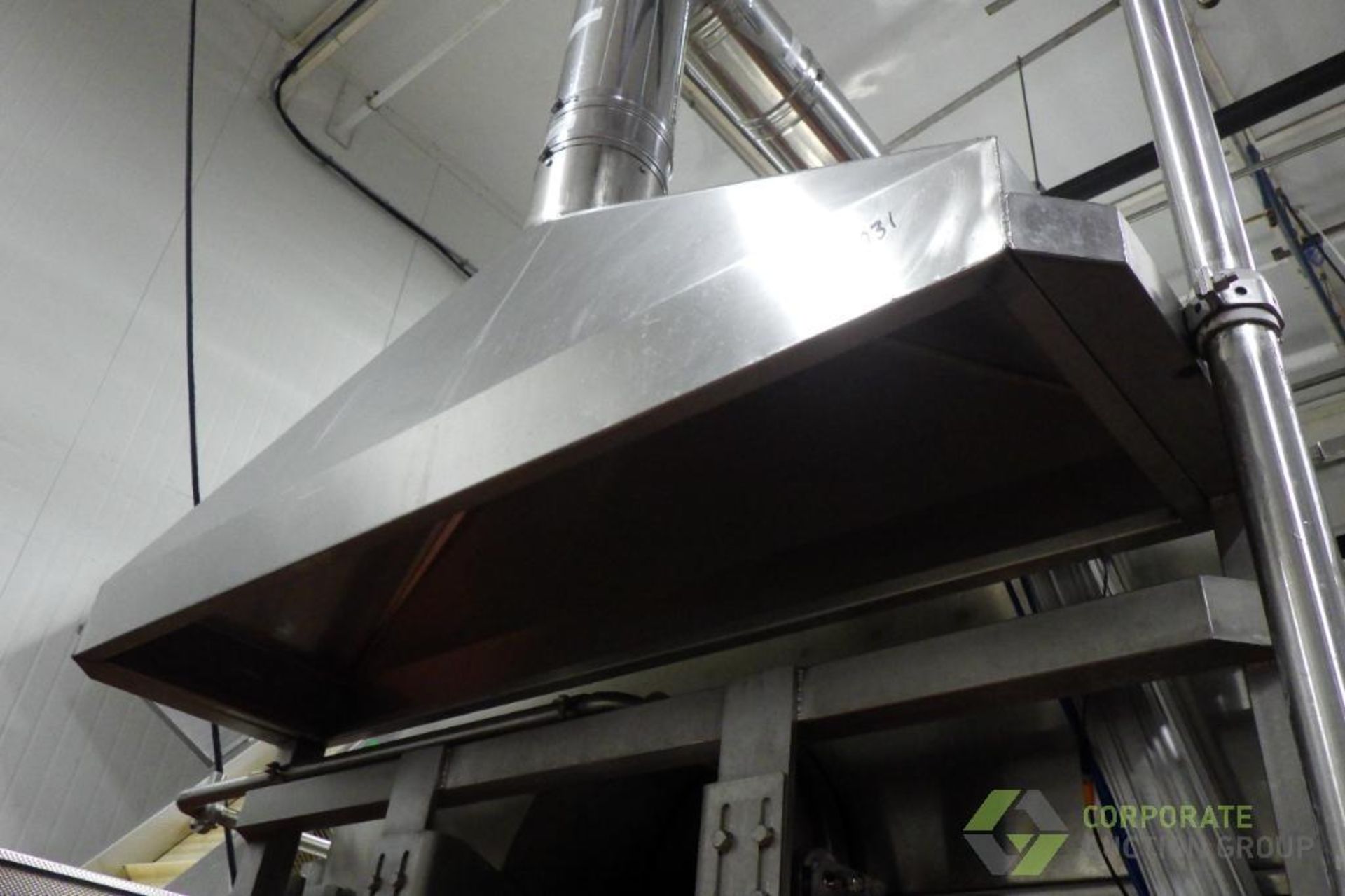 2022 Hellenic Food Machinery Drum Blancher w/ Exhaust Hood, Control Panel, 575V - Image 24 of 41