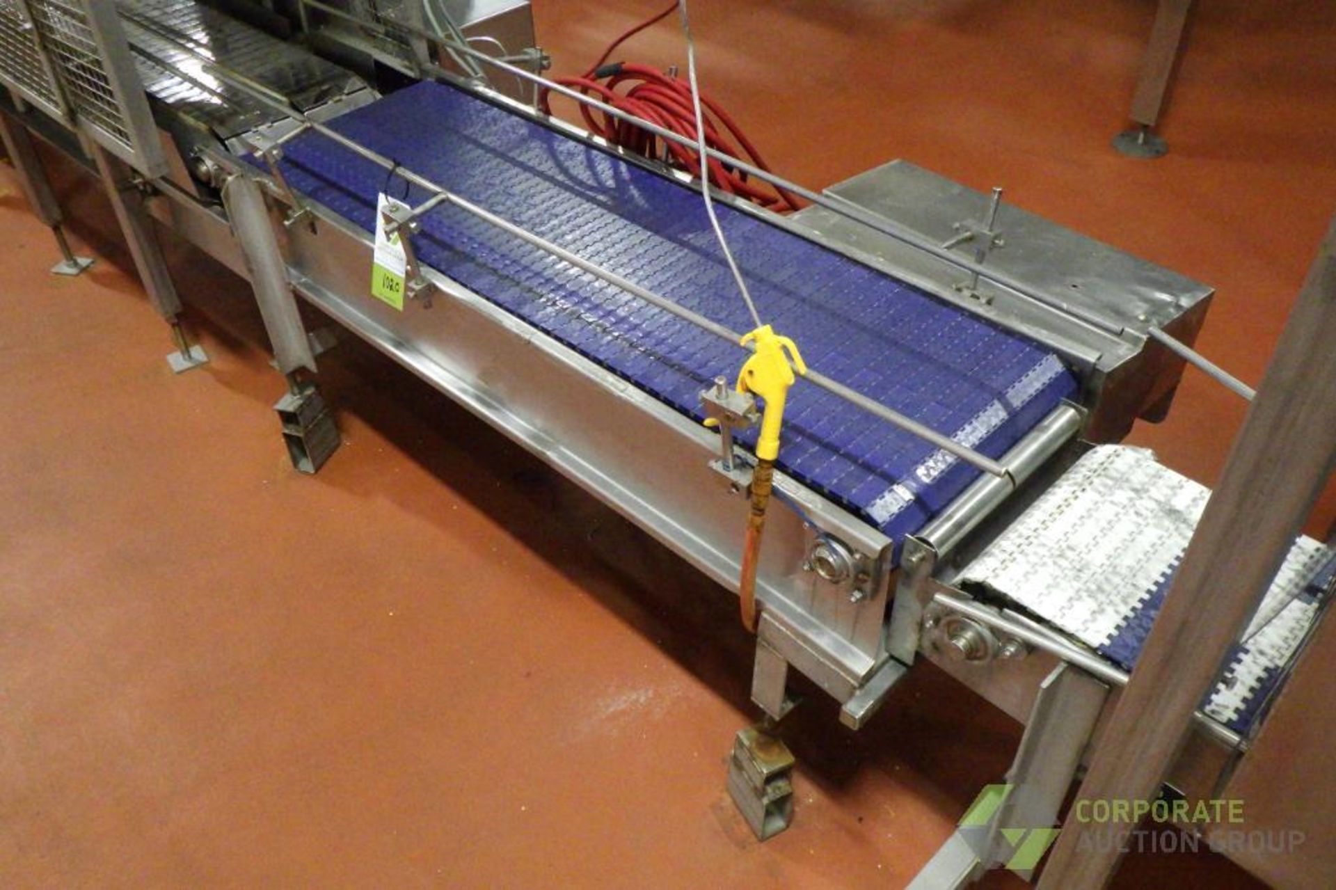 SS belt conveyor, 56" L x 16" W x 27" H, SS Frame - Image 6 of 6