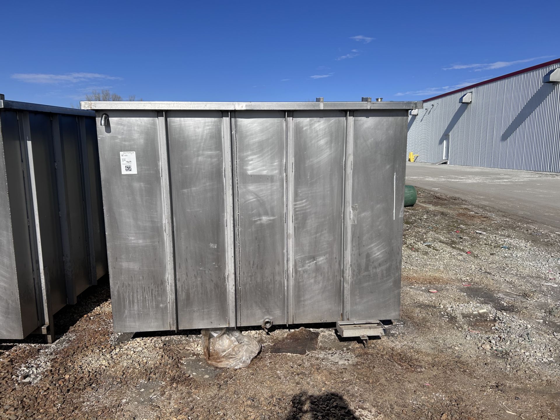 Stainless Steel Rectangular Holding Tank